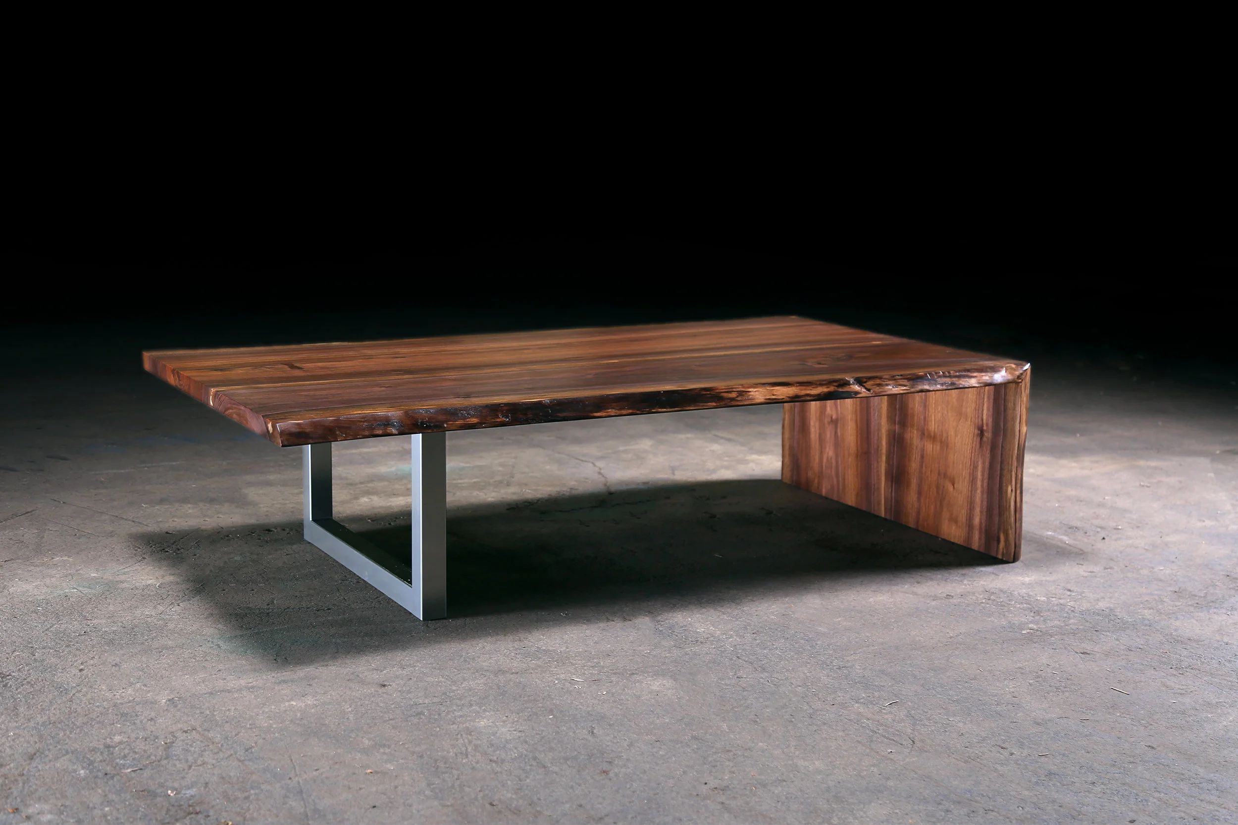 Walnut Waterfall Coffee Table Urban Lumber Co Walnut Waterfall Coffee Table Urban
