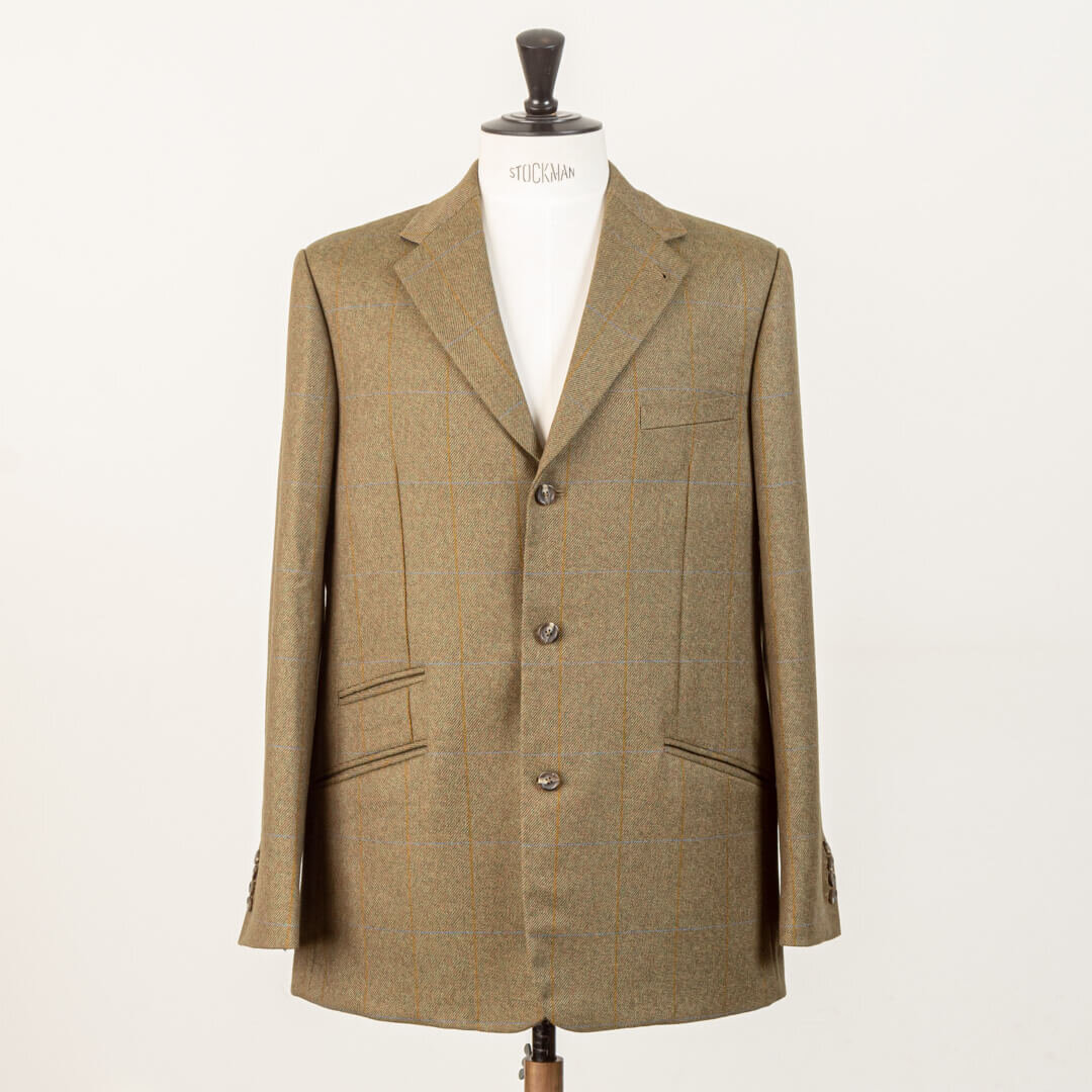 量身定制的黑客夹克英语重量羊毛 - Tweed 23.jpg