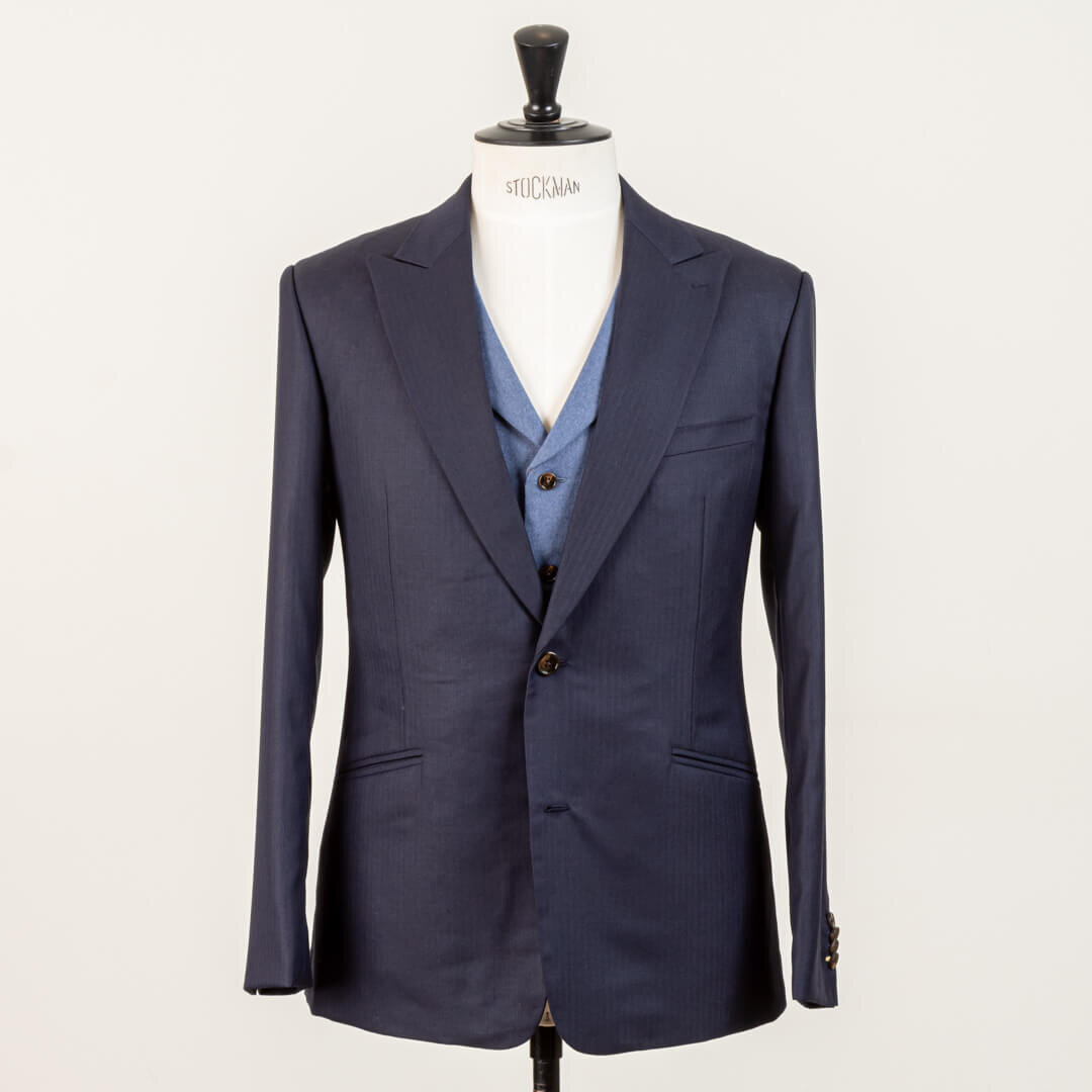 婚礼诉讼海军鲱鱼骨头与枫圈waistcoat 13.jpg