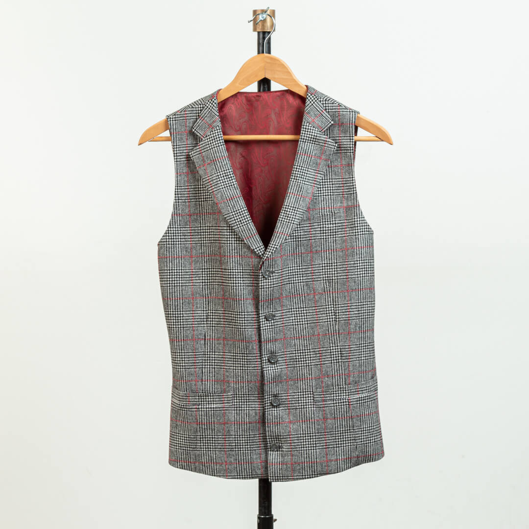 Flannel Waistcoat Notch Lapel Vintage 13.jpg