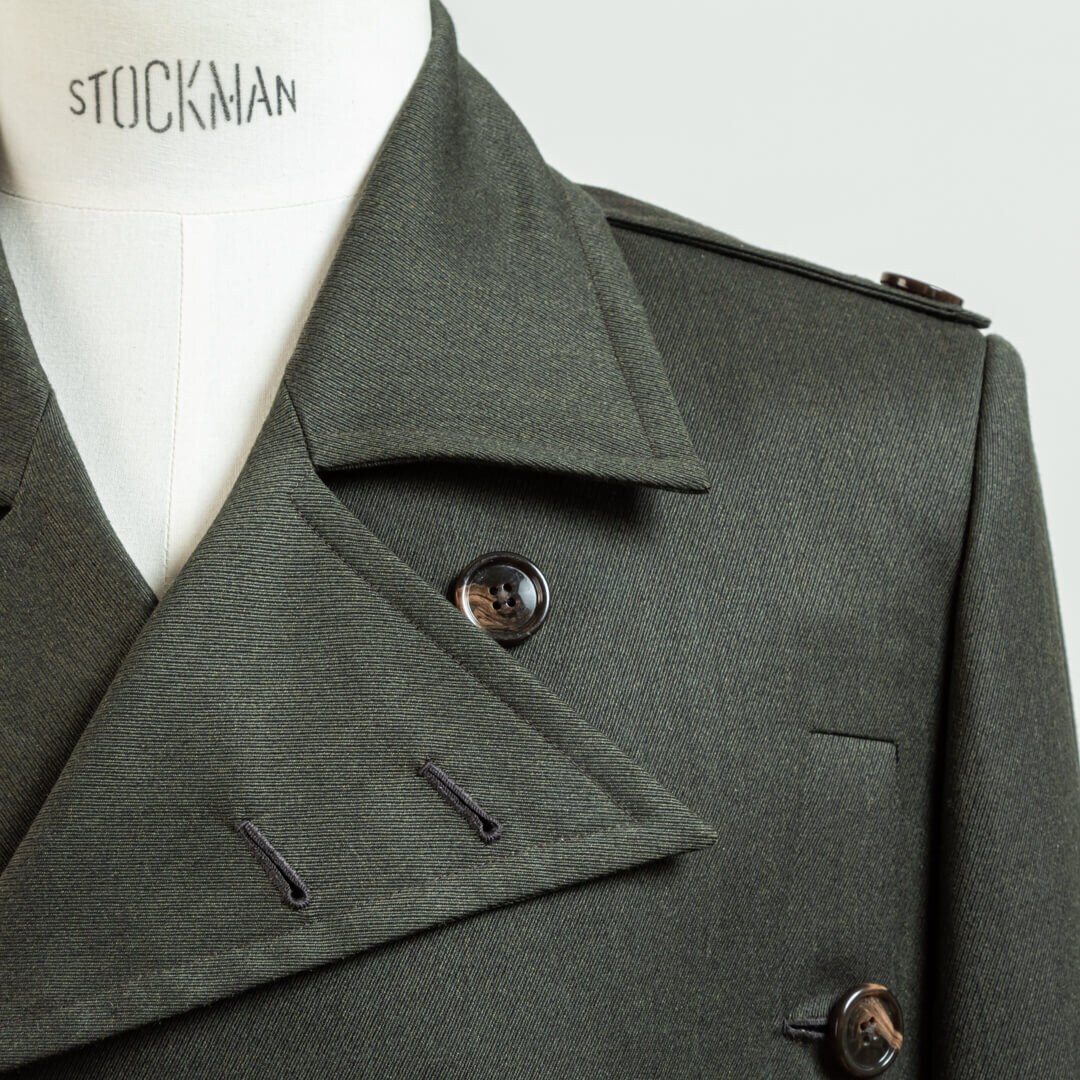 定制壕沟外套Forrest Green Cavalry Twill 4.jpg