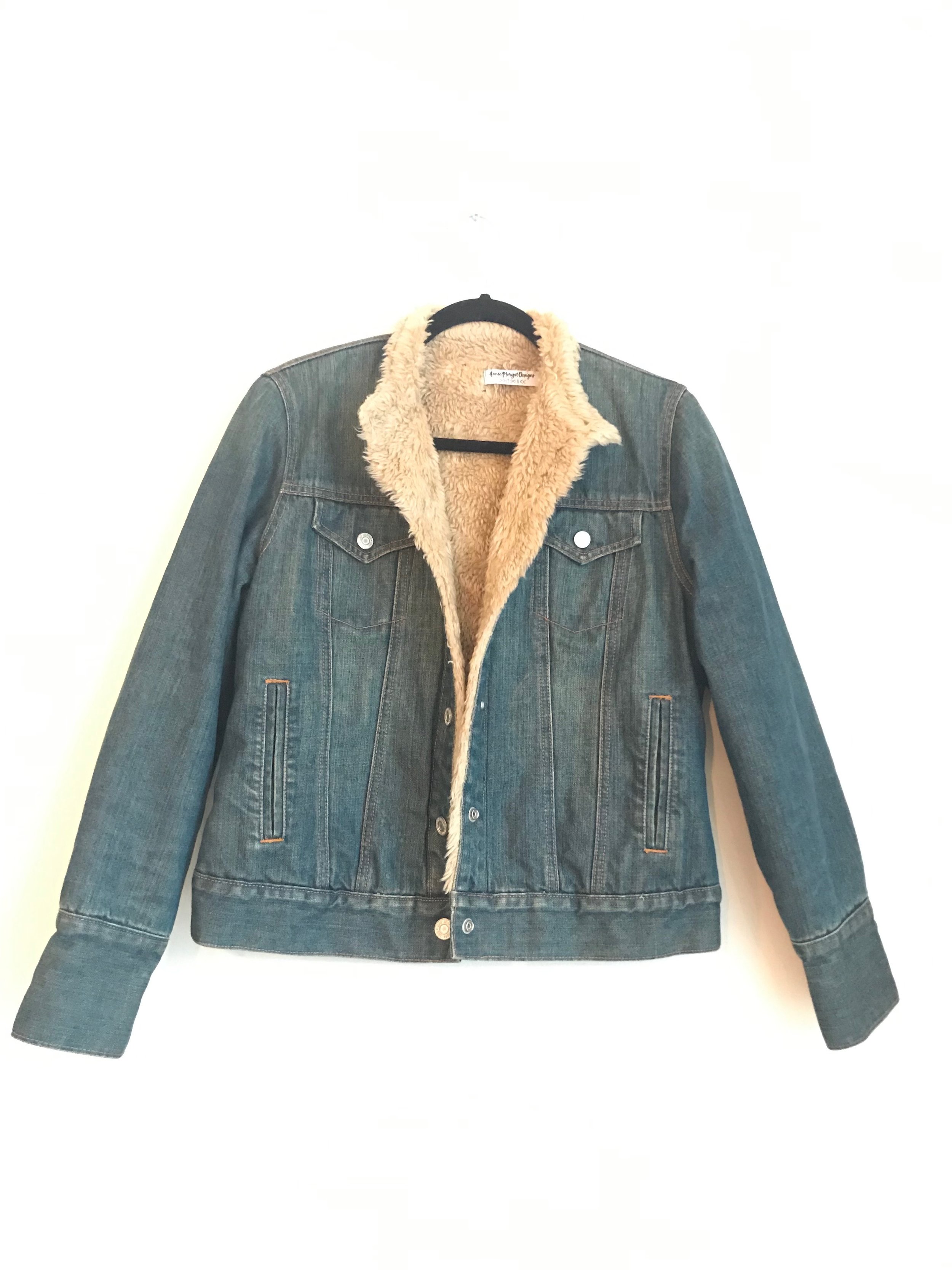 sherpa lined jean jacket