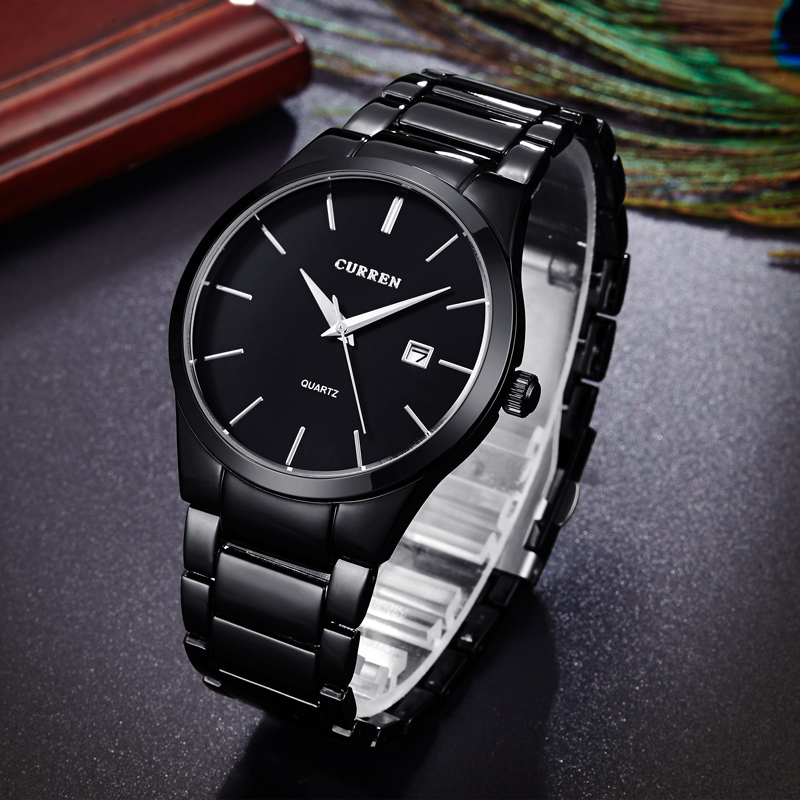 curren steel watches