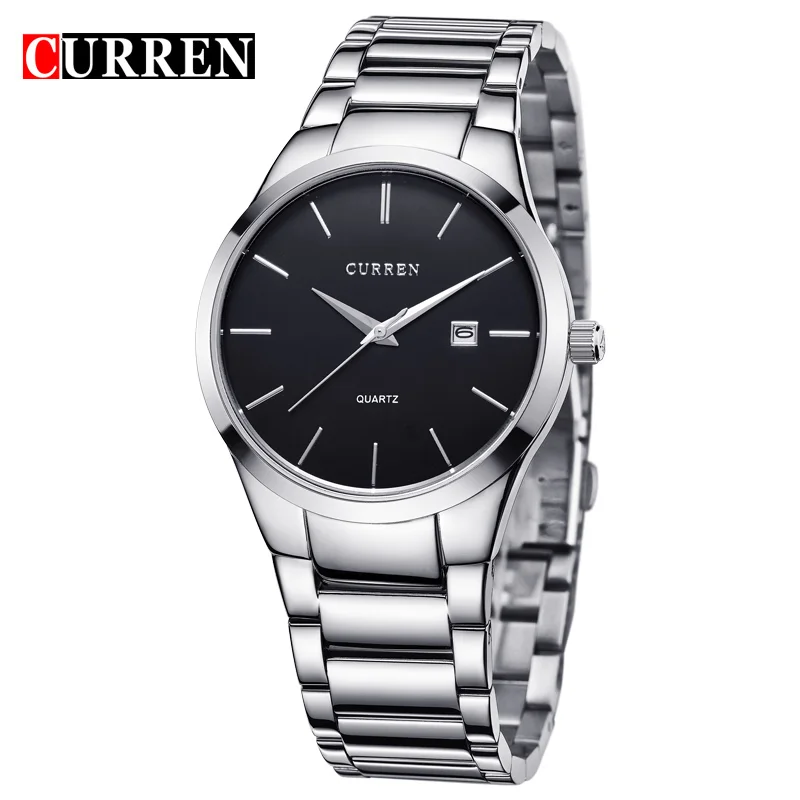 curren stainless steel watch