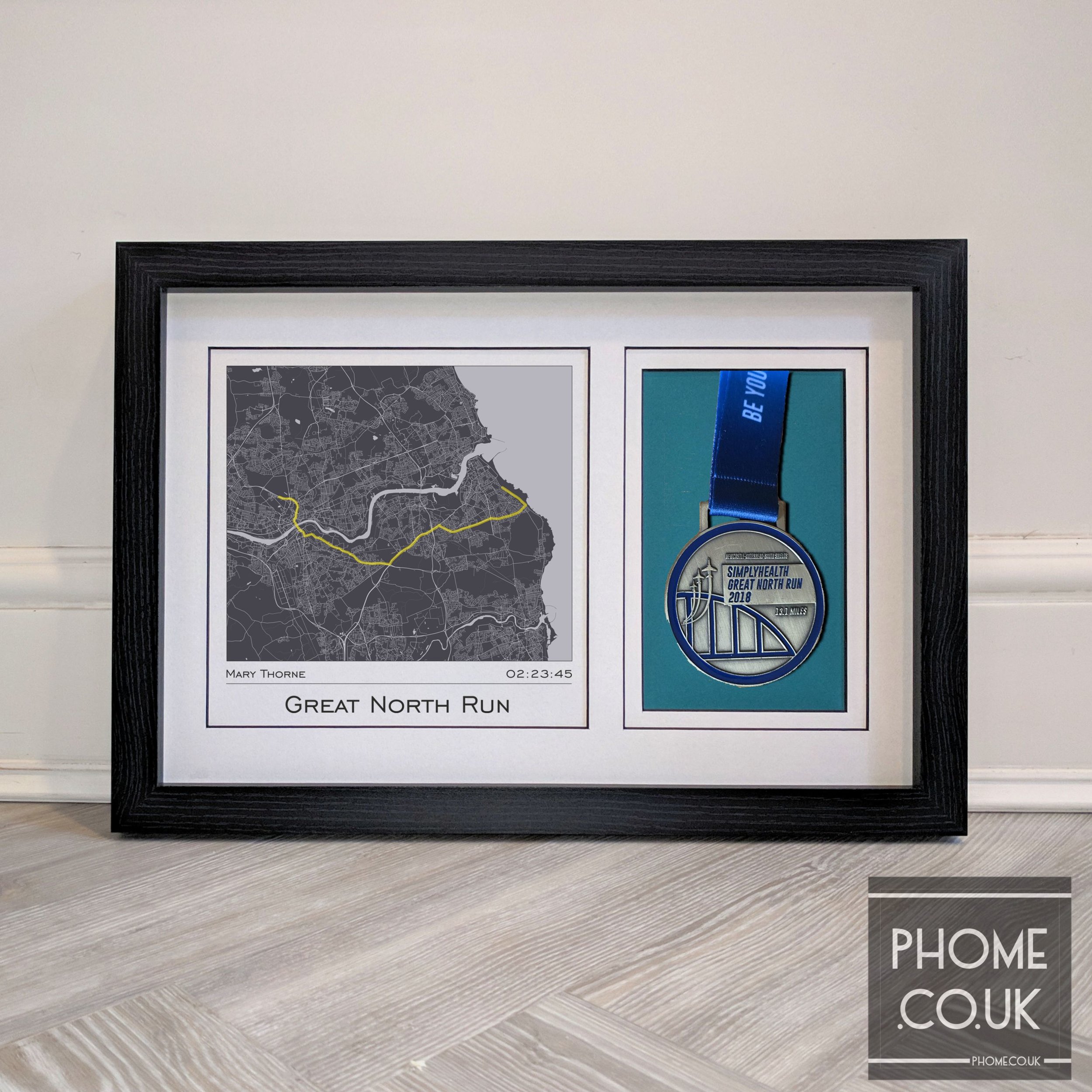 Midnight Sun - Marathon Finisher's Print — PHOME - Personalised