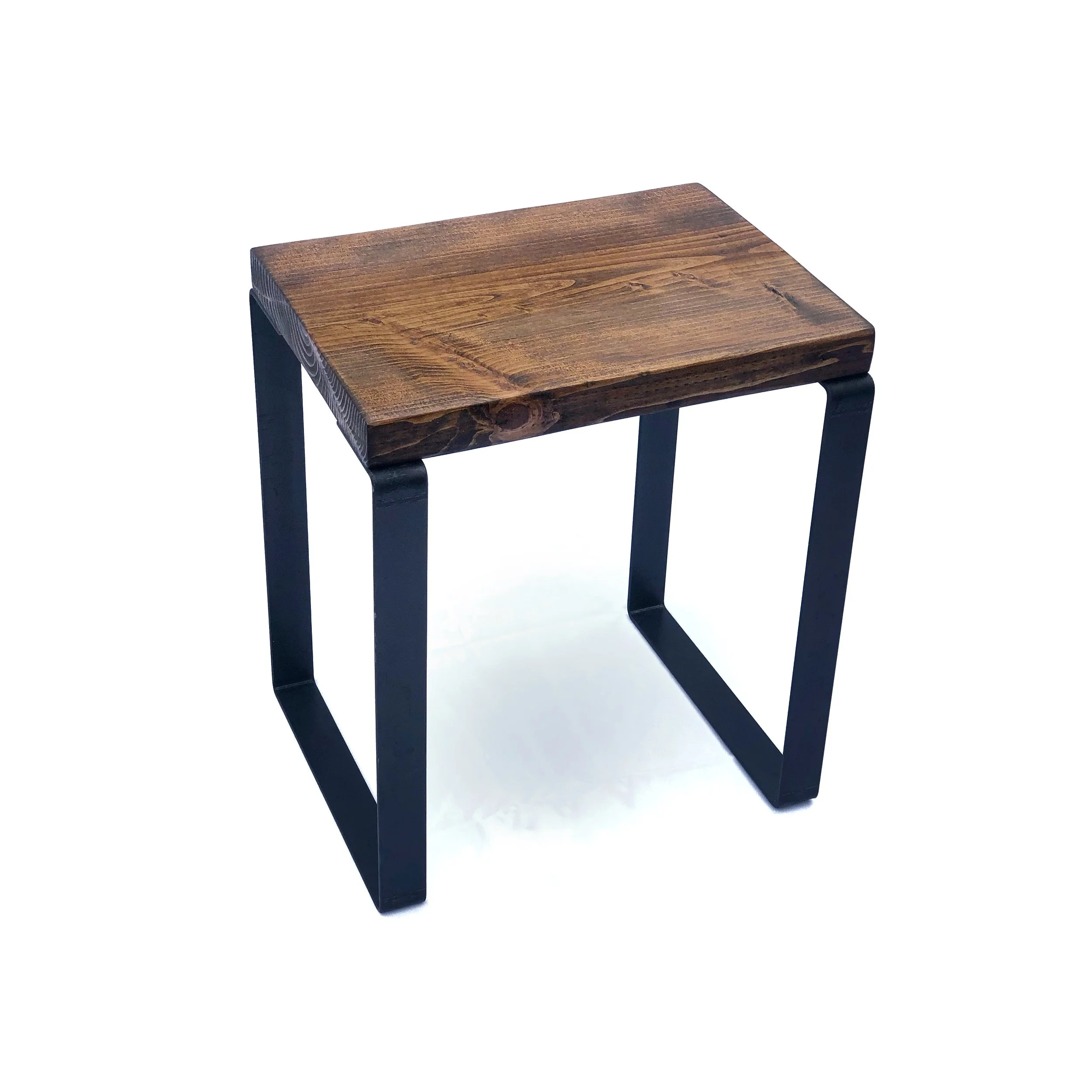 Industrial Metal Side Table Ians Furniture