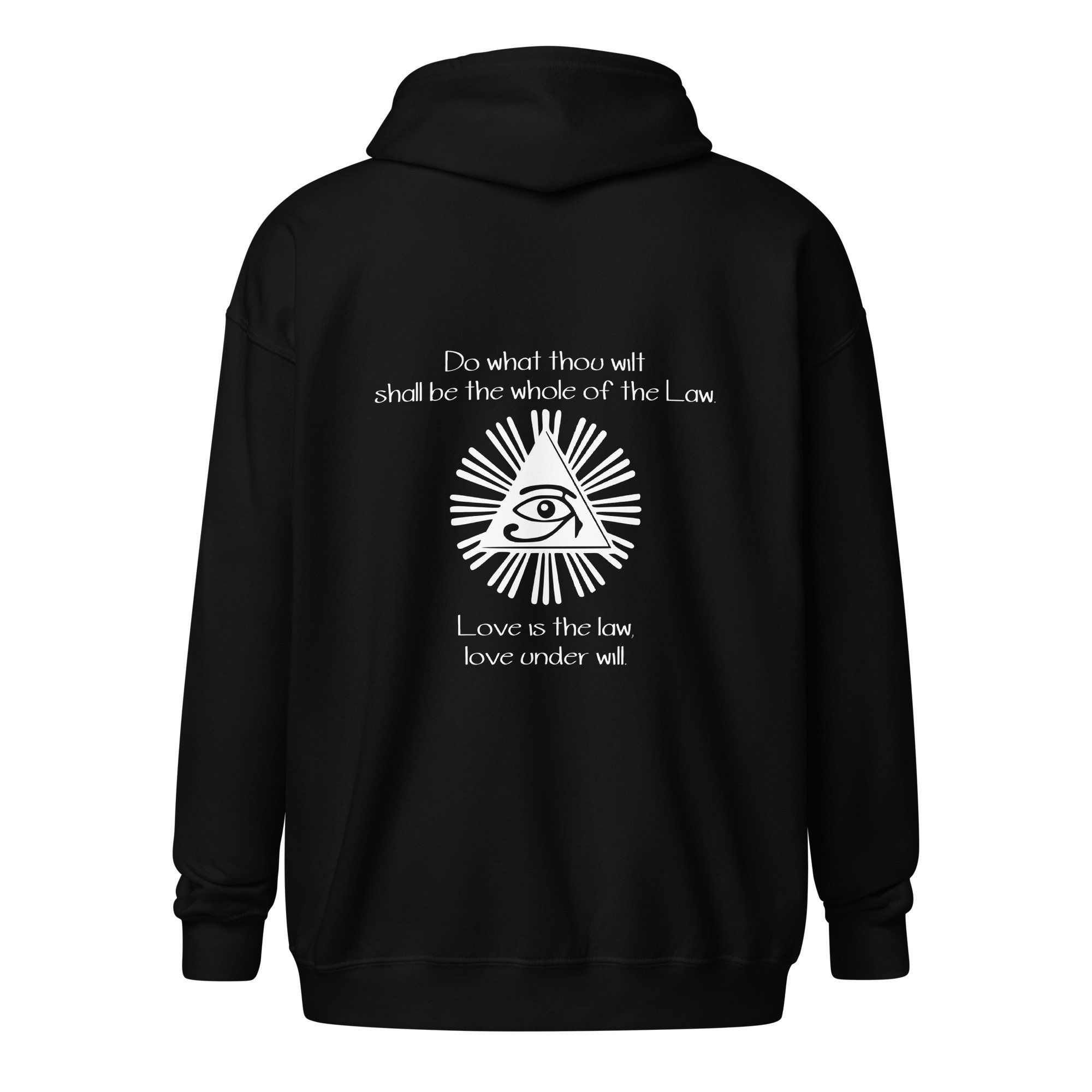 Unisex heavy blend zip hoodie - Blue Equinox Oasis / Do what