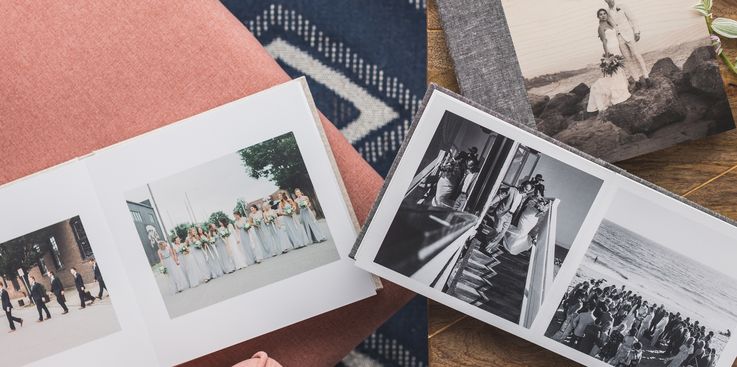 platinum series 15x10 album chris brehmer photography wilmington wedding photographer photo albu