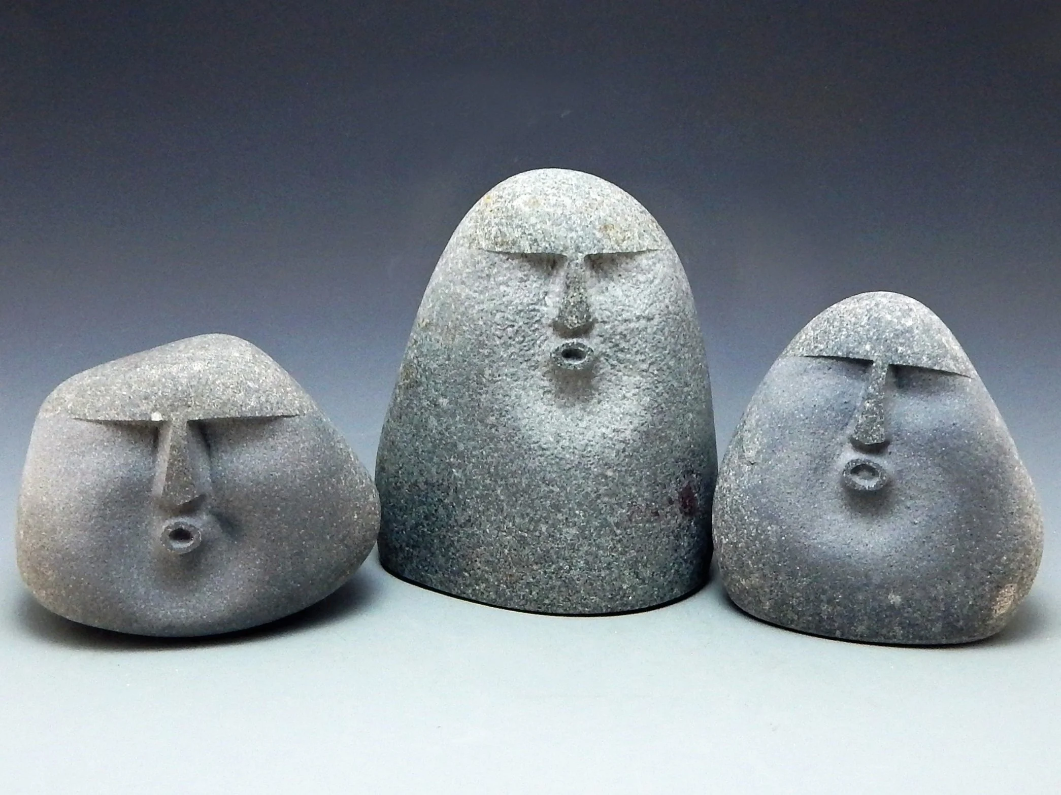 Sandblasted Oof Stones — Silver Stone Handcrafted