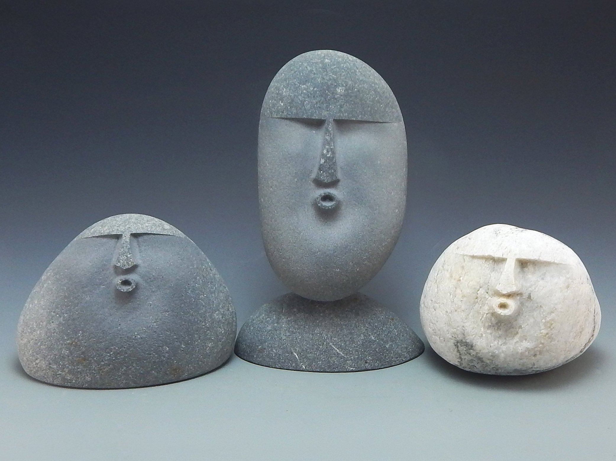 Sandblasted Oof Stones — Silver Stone Handcrafted