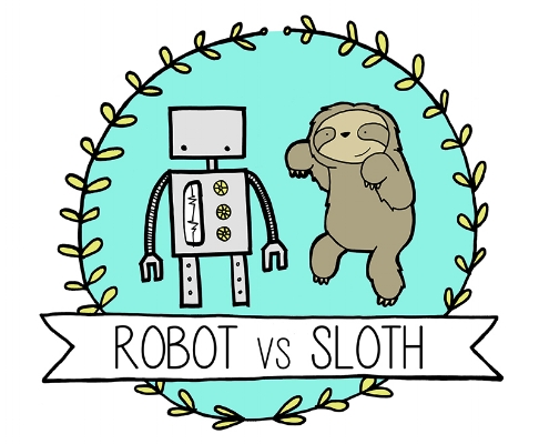 Robot vs Sloth