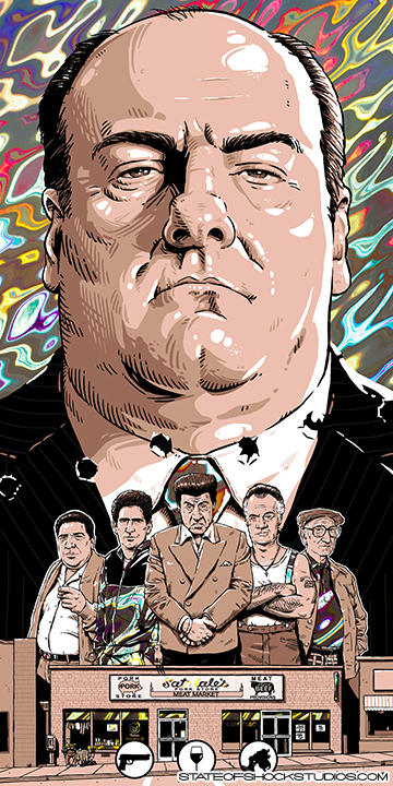 Soprano Family Poster — State of Shock Studios
