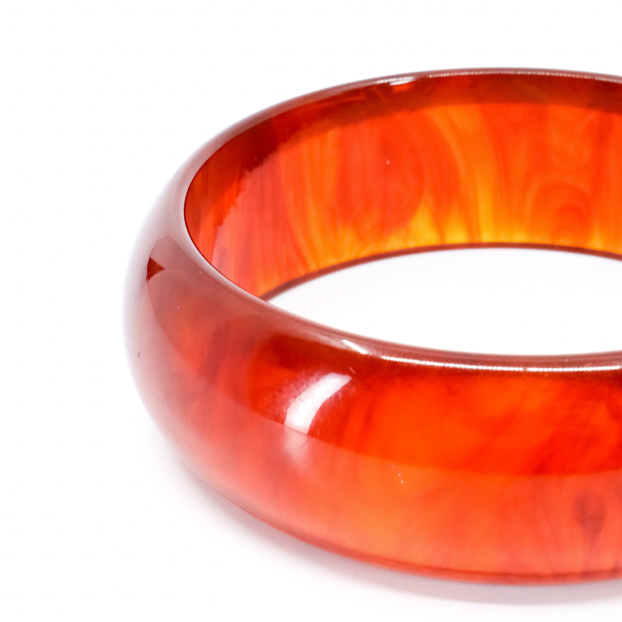 Vintage Autumn Glow Bakelite Bracelets Danilova Fashion Vintage Autumn Glow Bakelite