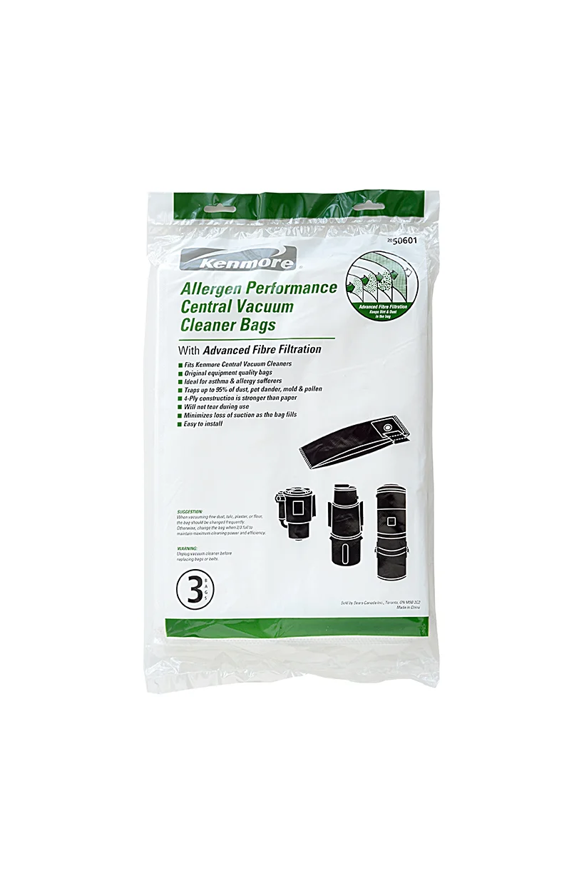 Kenmore Style 50601 Central Vac Vacuum Bags Style 50601 Central Vac Vacuum Bags