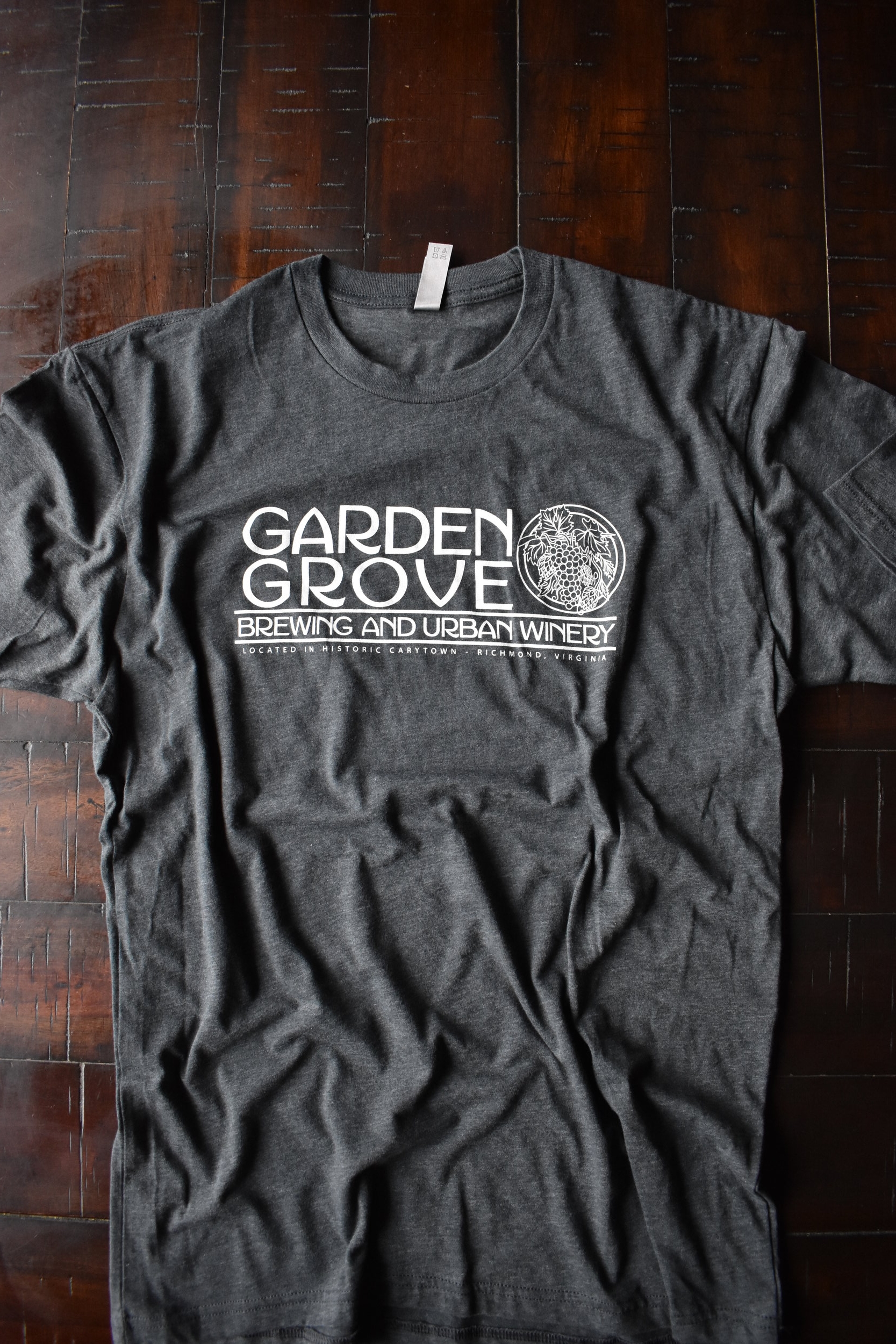 Men S Charcoal Garden Grove T Shirt Garden Grove Brewing And