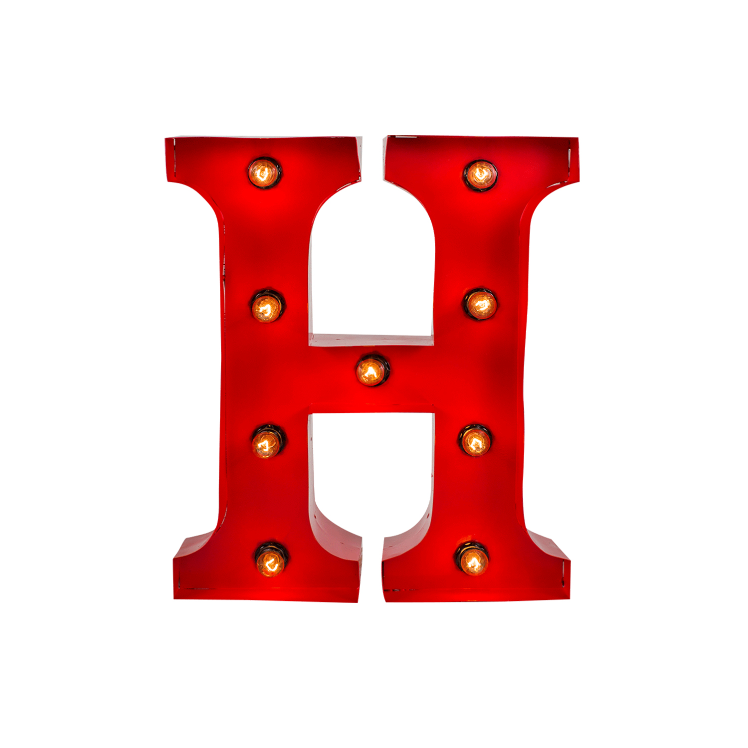 Marquee Letter H Red Blueprint Studios Event Rentals San Francisco Bay Area