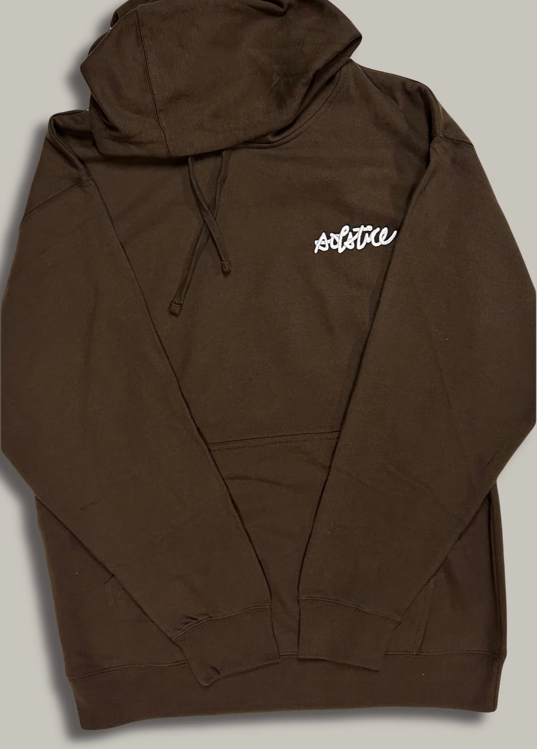 【GRAVER】24FW★ SLOW DRIVING DAY Sweatshirt Solstice OG Logo Hooded Sweatshirt — Solstice Skateboarding