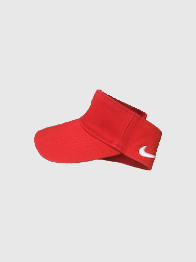red nike visor