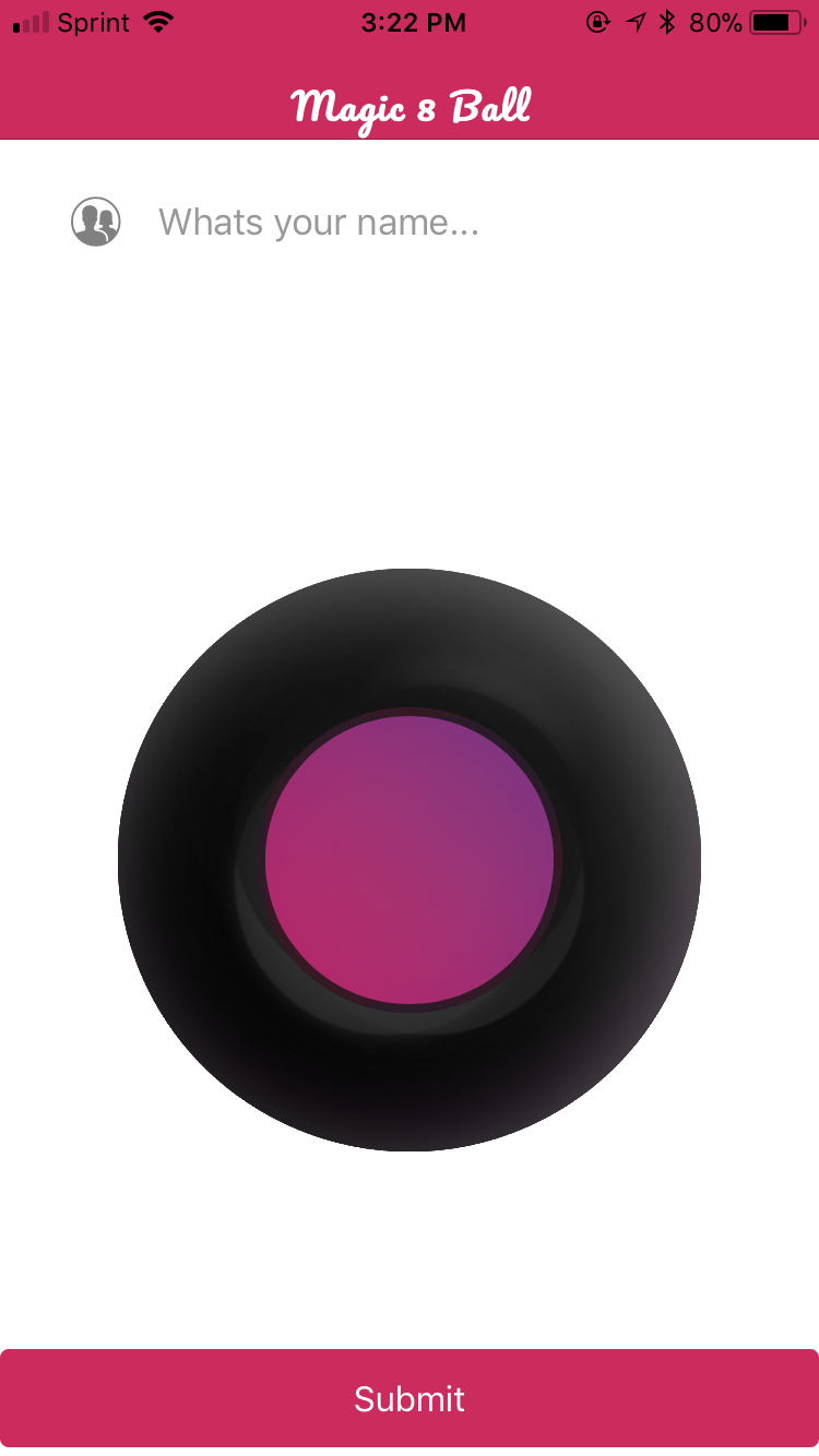pink magic 8 ball