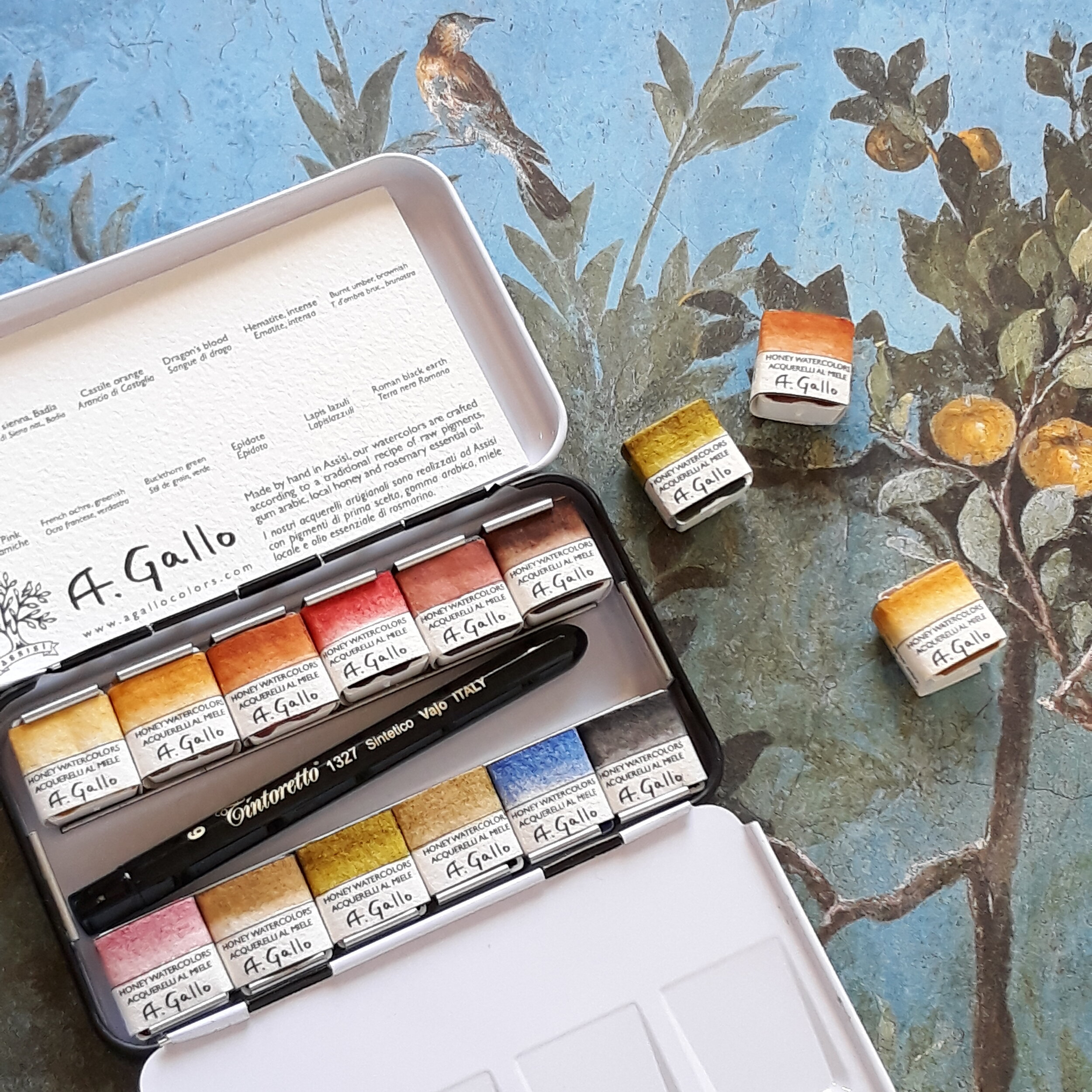 Assorted brush by Tintoretto A.Gallo Colors — A. Gallo Colors - Acquerelli  Artigianali