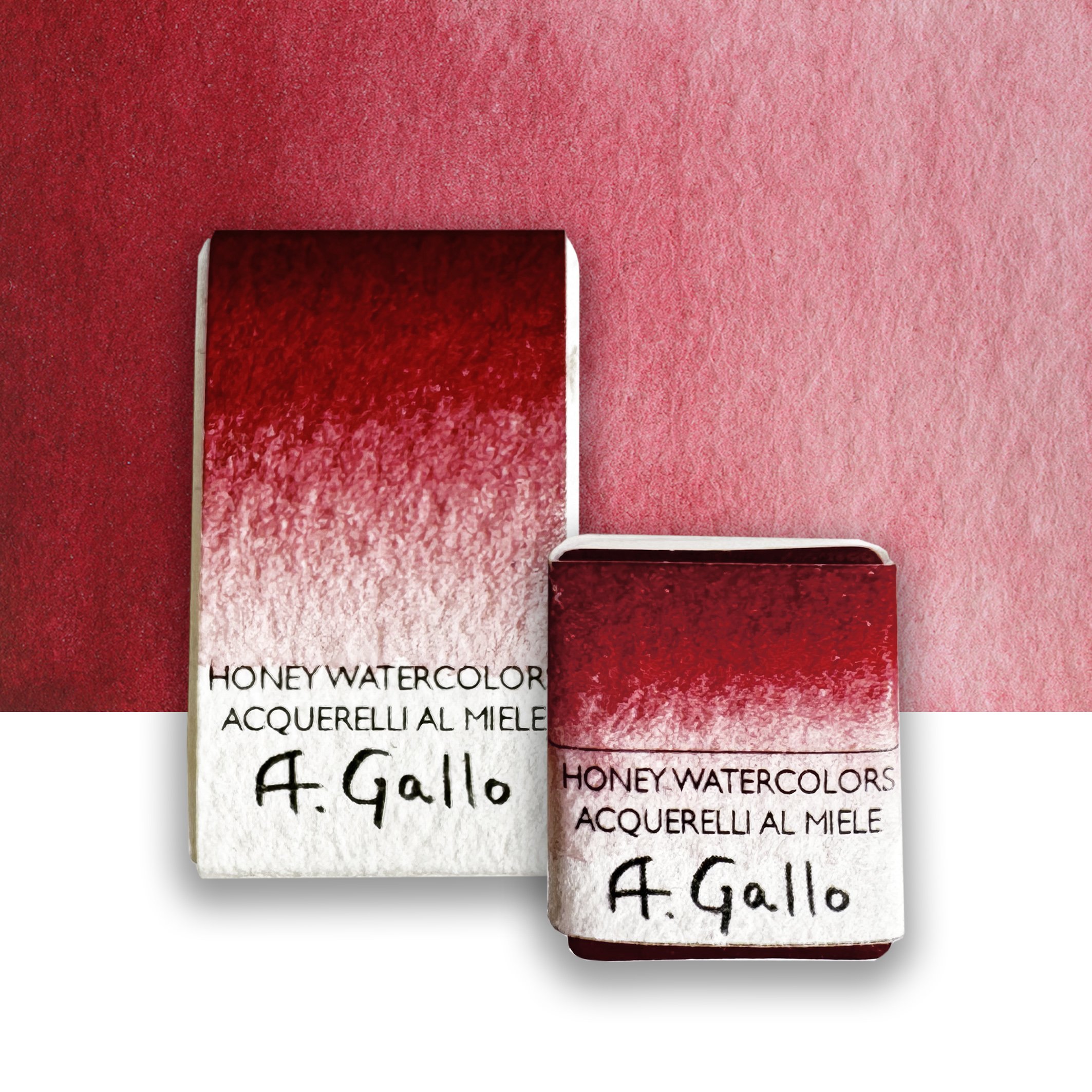 Ruby Red PR264 A.Gallo Colors — A. Gallo Colors - Acquerelli Artigianali