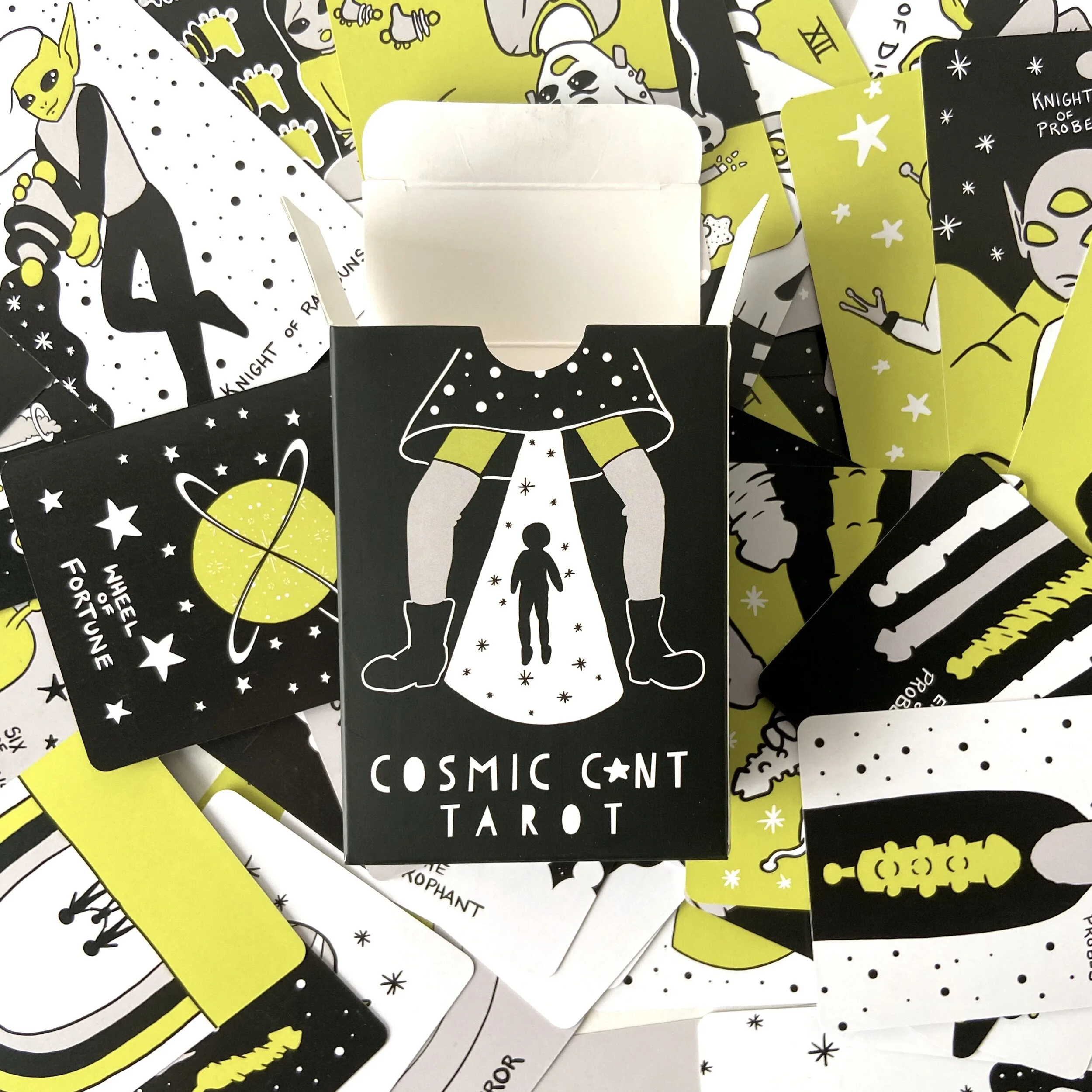 Cosmic C Nt Tarot Deck Marble Moon Studio