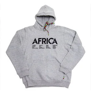 Egypten plads ciffer AFRICA HOODIE GREY — KÜR8TED BY SSB