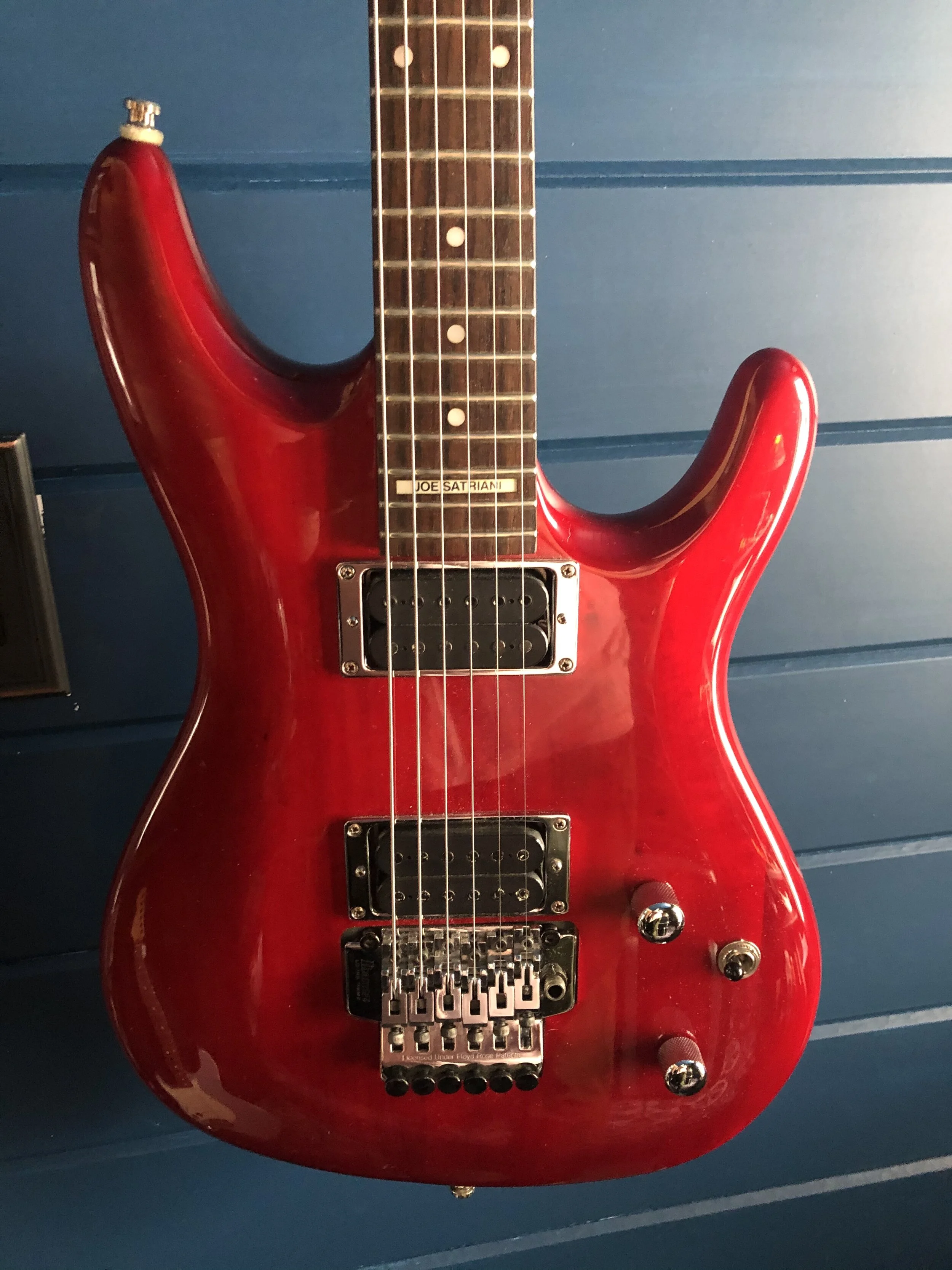 Ibanez Joe Satriani JS100 1999 Guitar — Tangerine Zebra