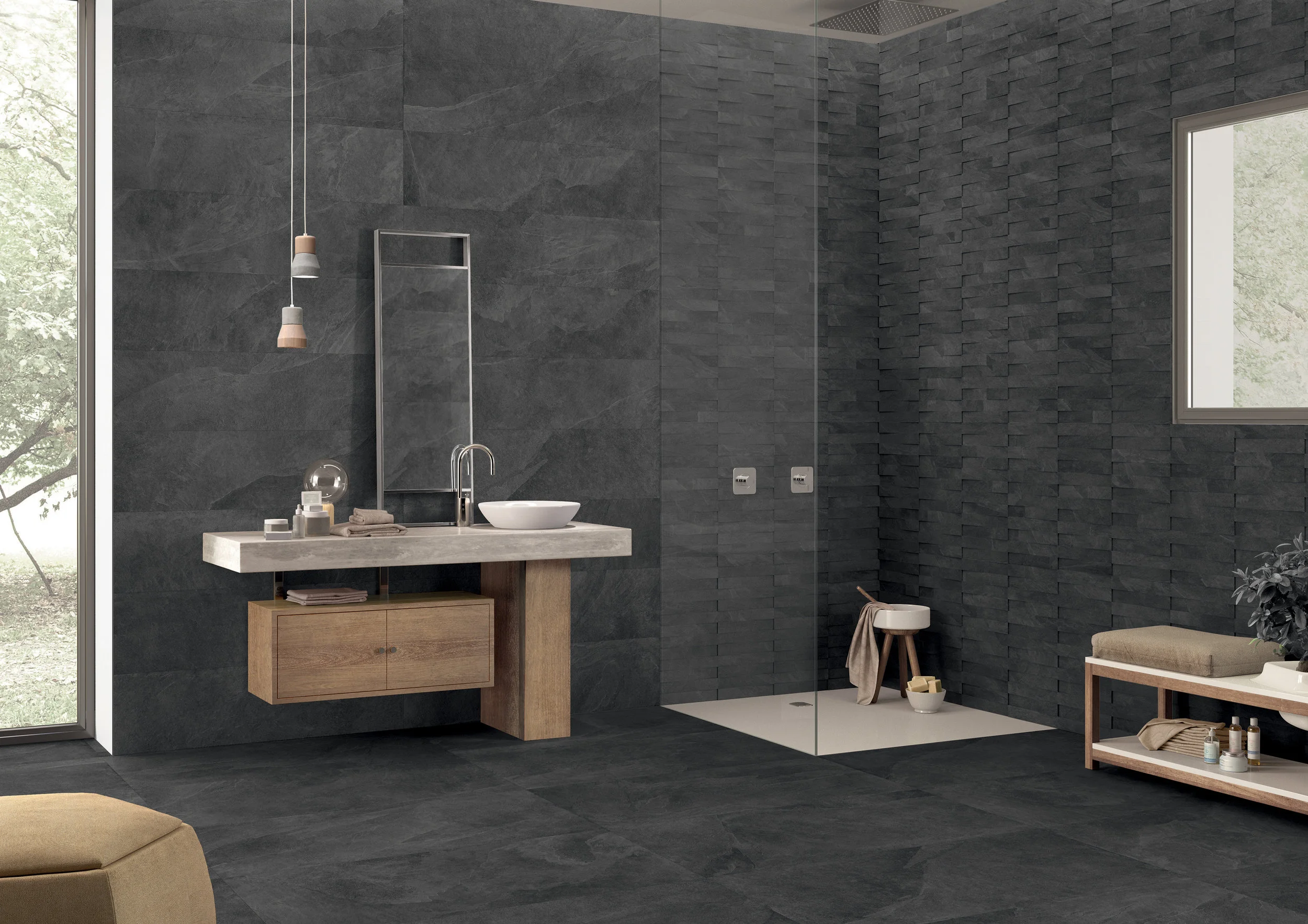 Slate Black Tiles Of Distinction