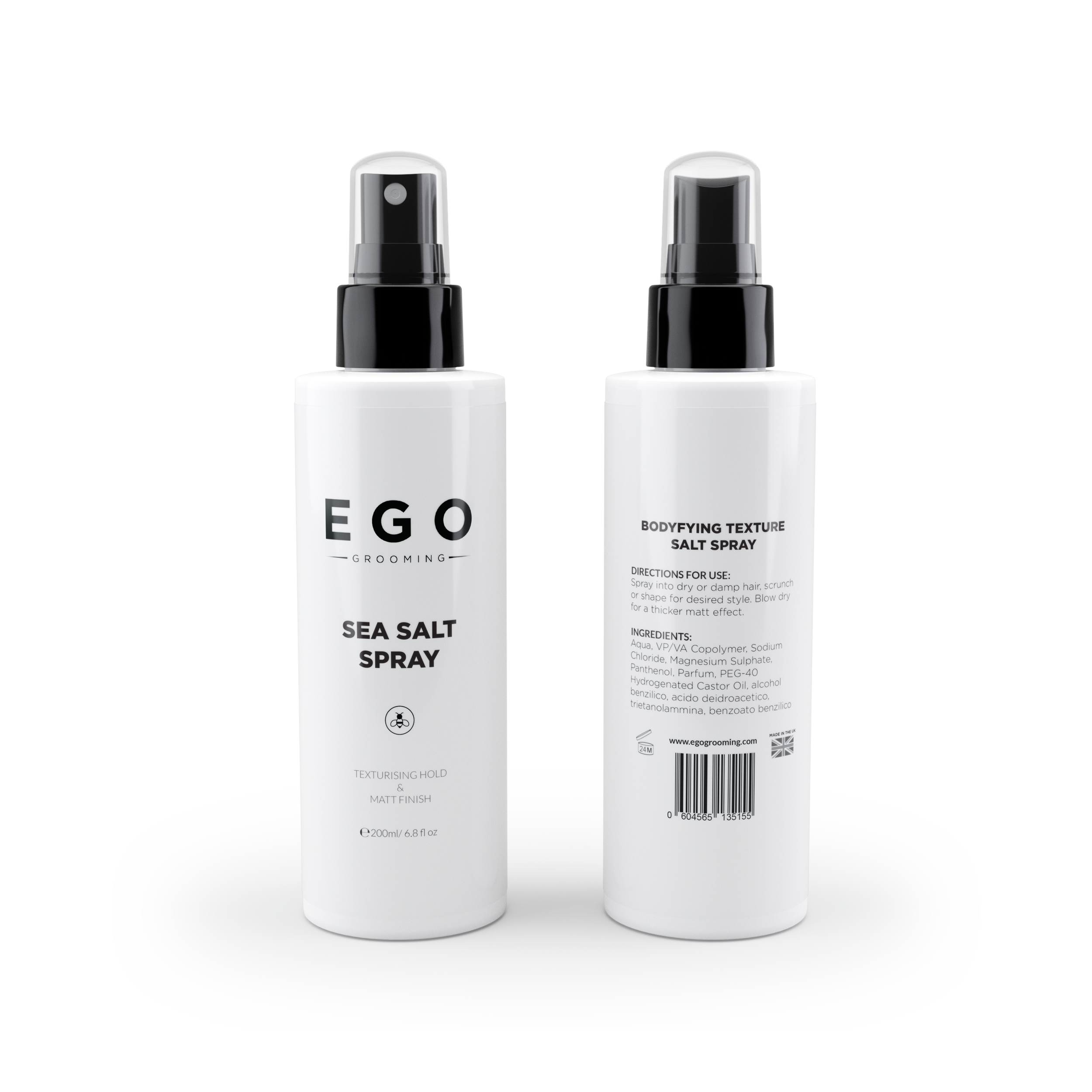 Sea Salt Spray Ego Grooming Premium Male Hair Products