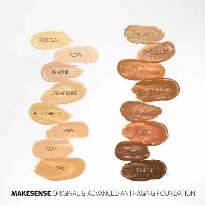 Makesense Advanced Anti Aging Foundation Fearless Beauty By Rochelle Valle