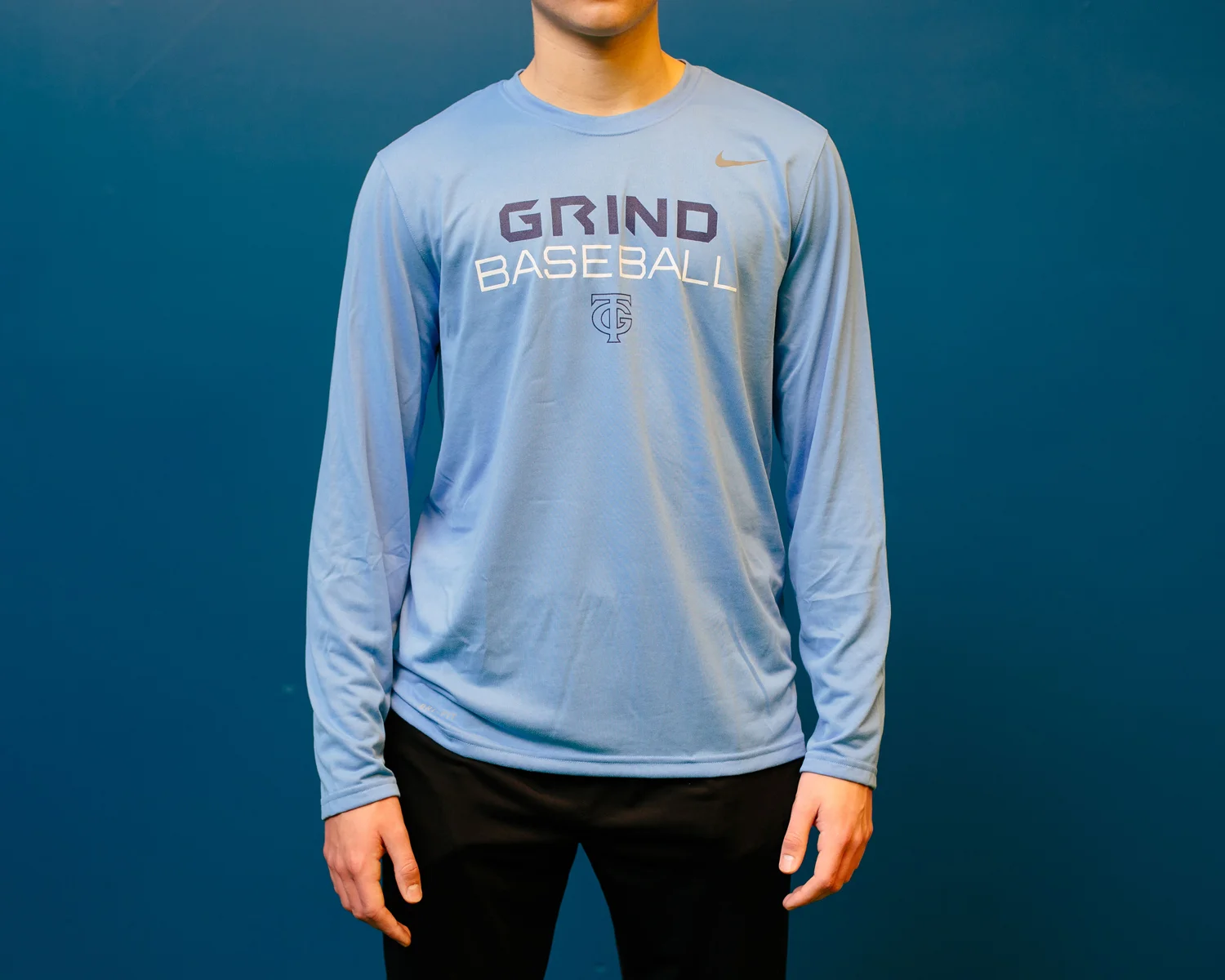 carolina blue dri fit shirt