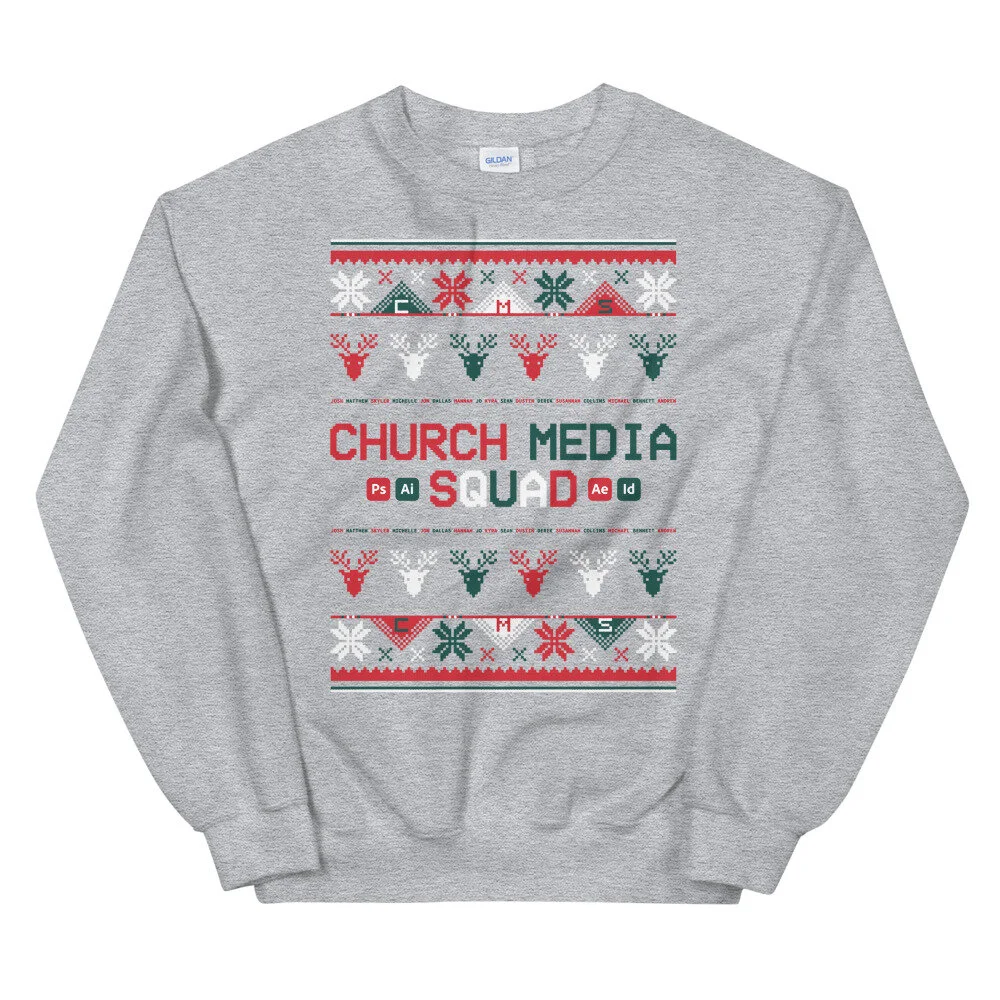 Church Media Squad - Ugly Sweater | Church Graphics Unlimited