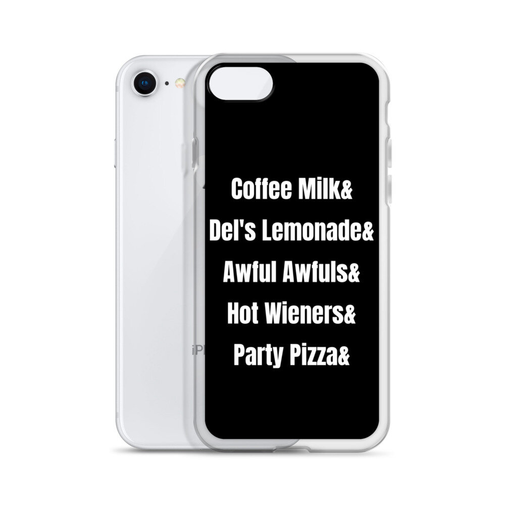 Coffee Milk Text Only - iPhone Case — Ben Brainard