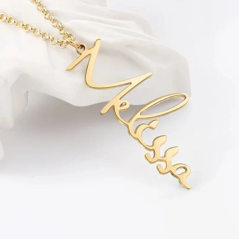 LOVE in LETTERS vertical script 