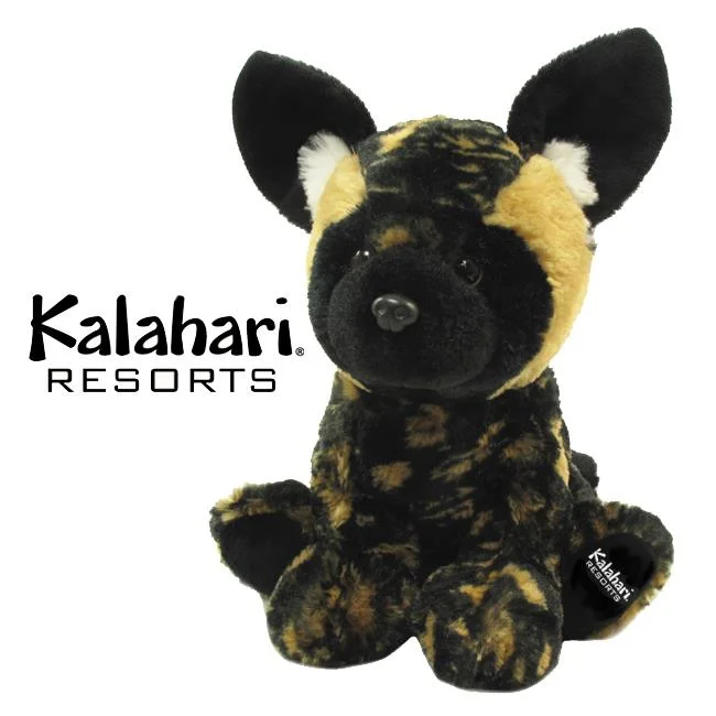 painted dog stuffed animal