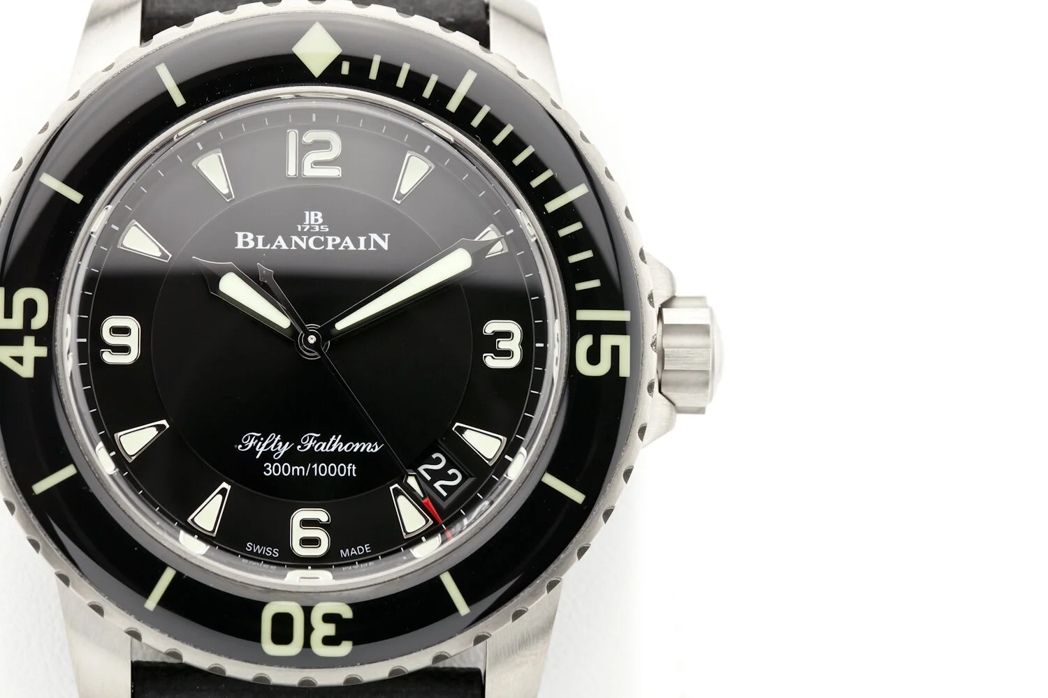 blancpain fifty fathoms titanium