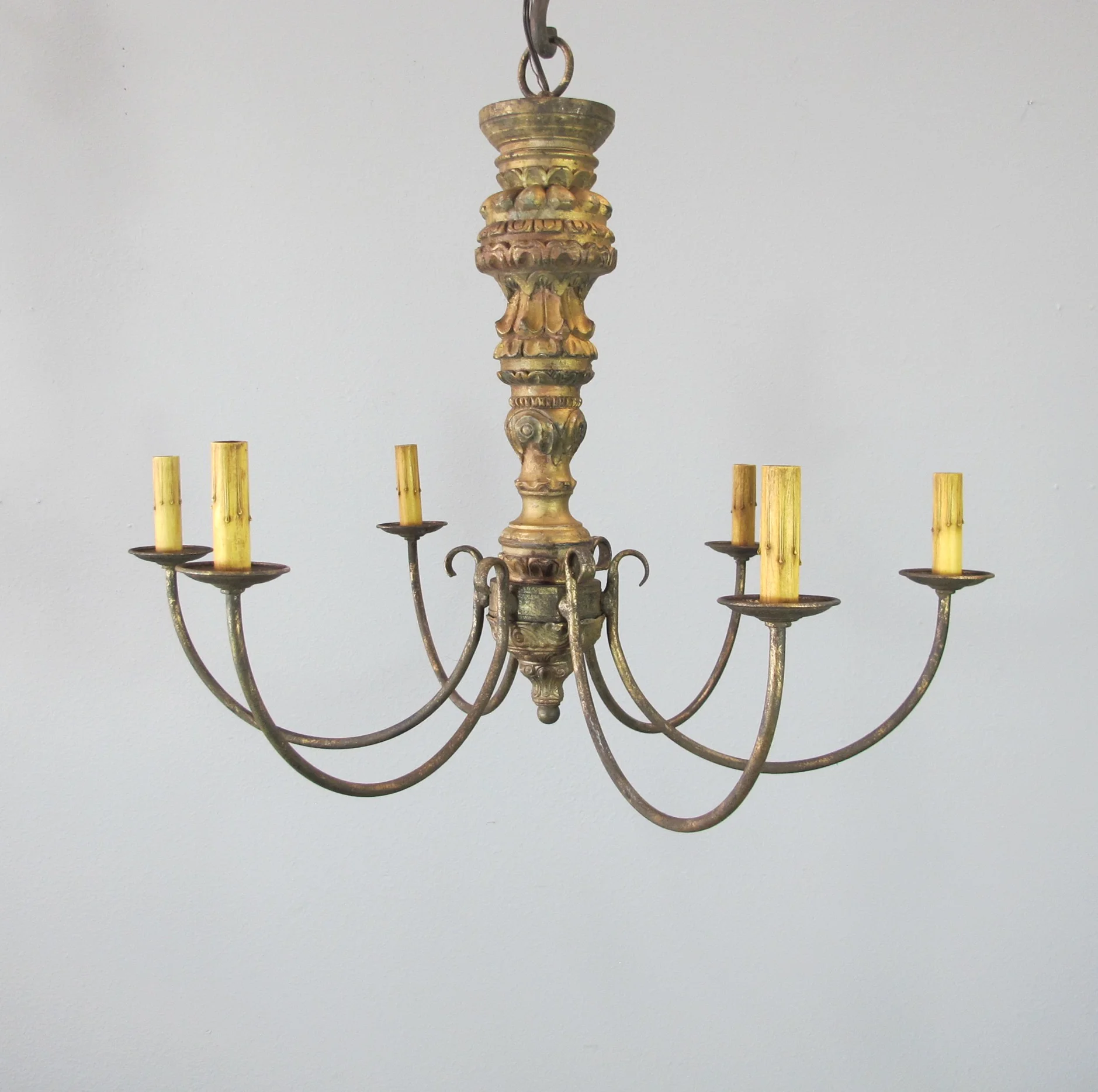 Pair Of Gold Gilt Wood Chandeliers Chandelier Fine Lighting Pair Of Gold Gilt Wood Chandeliers Chandelier Fine Lighting