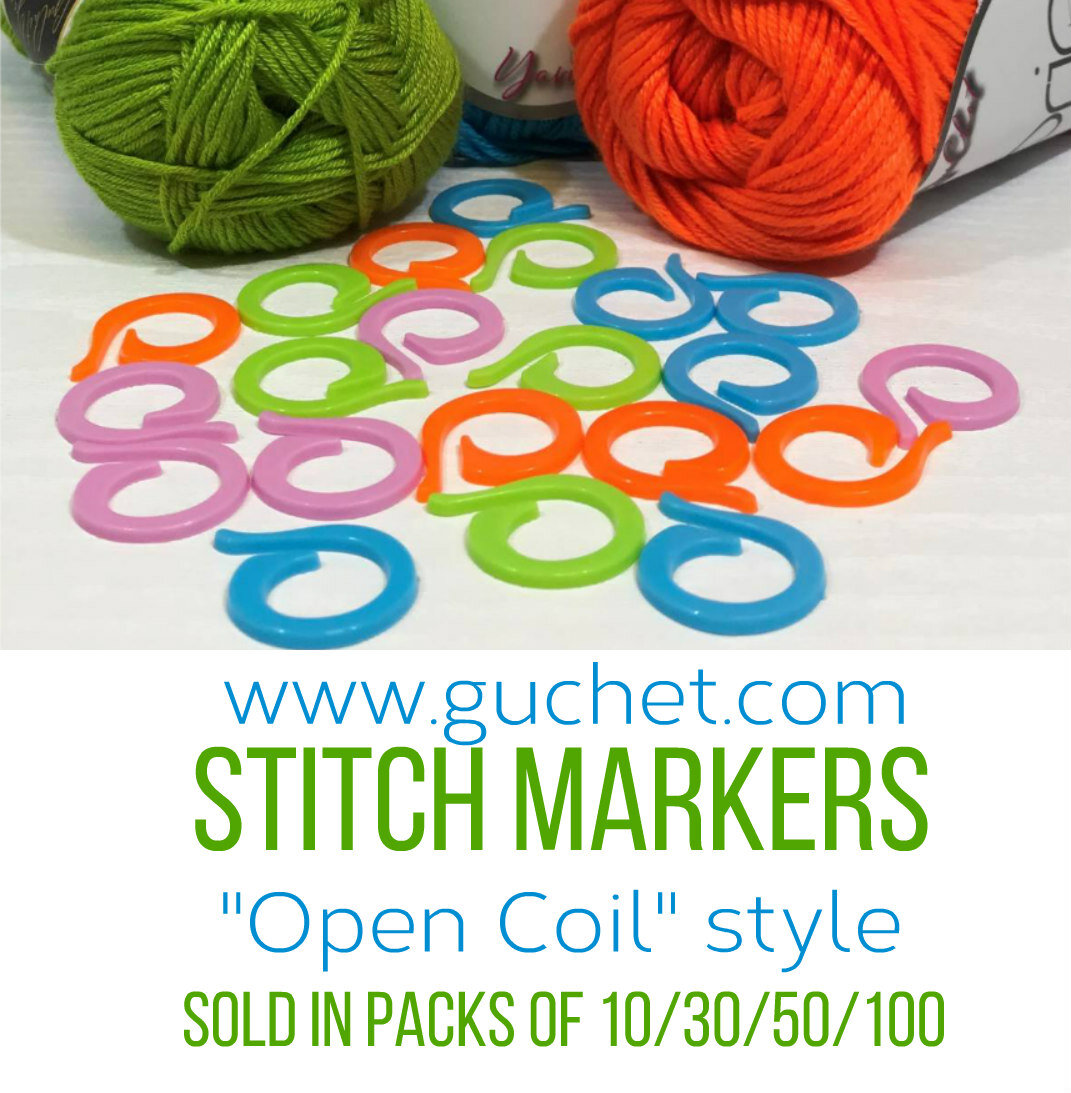 Crochet Stitch Marker Styles and How to Use Them