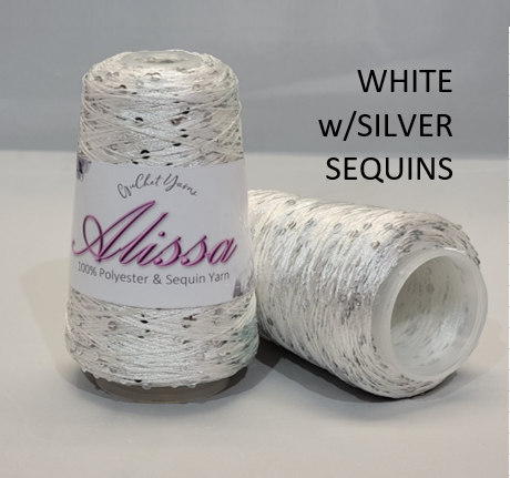 SEQUIN & POLYESTER YARN - ALISSA —  - Yarns, Patterns and  Accessories