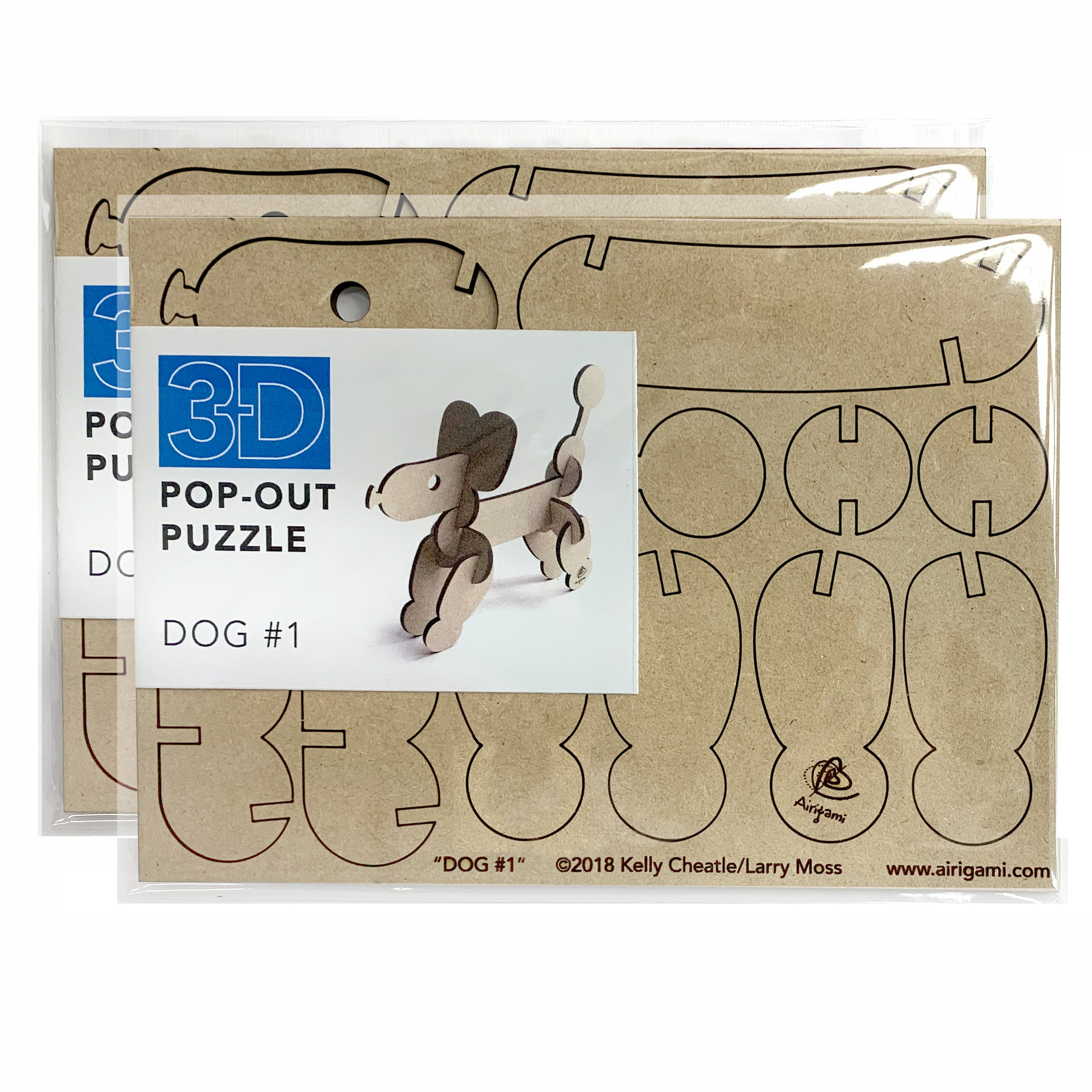 Pop-Out Puzzles: Dog — Airigami