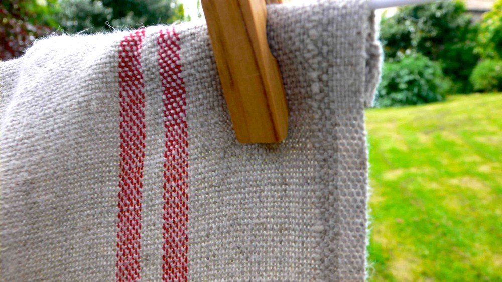 Charvet French Country Linen Tea Towel Plain Useful