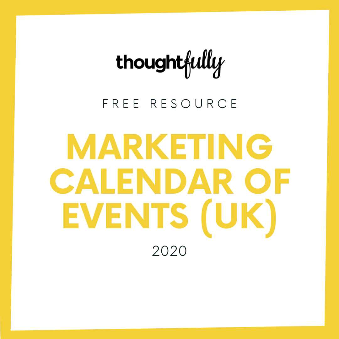 Marketing Calendar Of Events 2020 Uk Thoughtfully