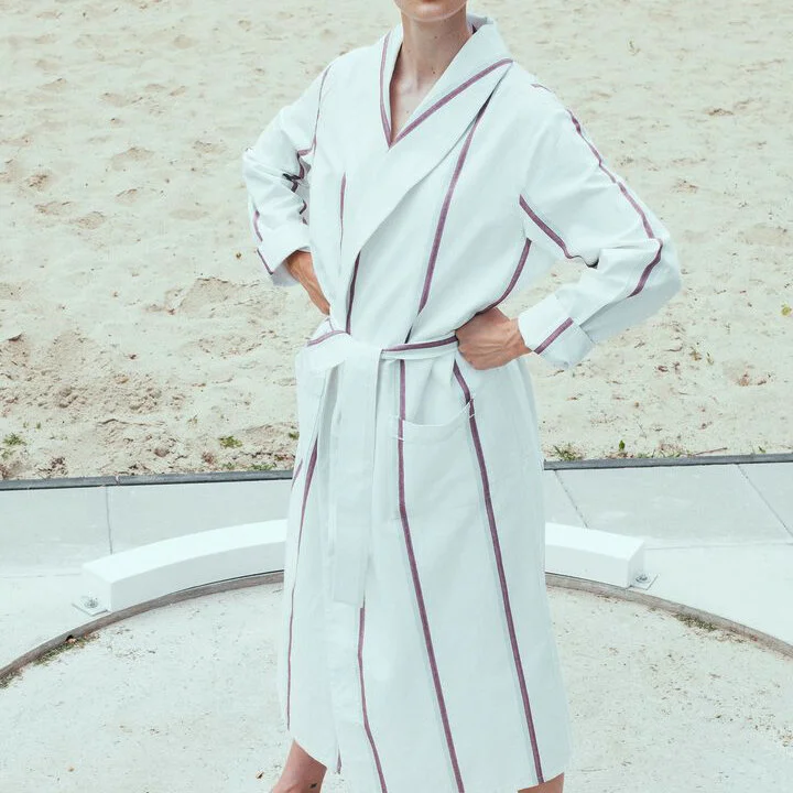 off white dressing gown