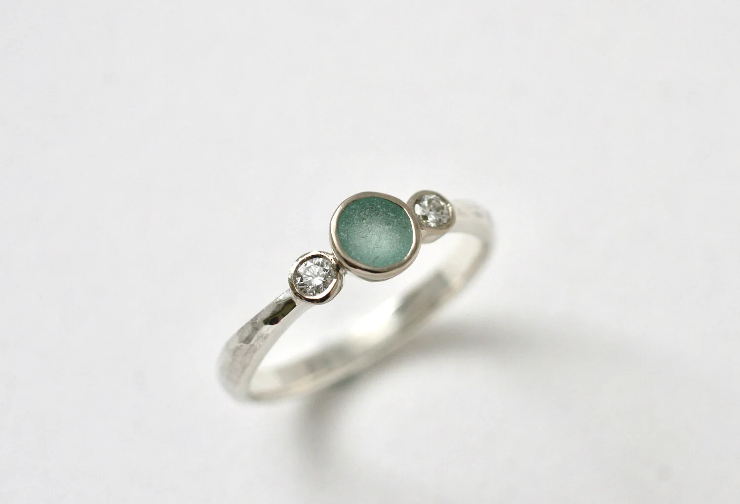Glass hotsell engagement rings