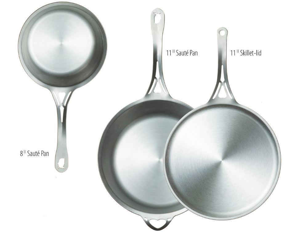 8 saute pan with lid