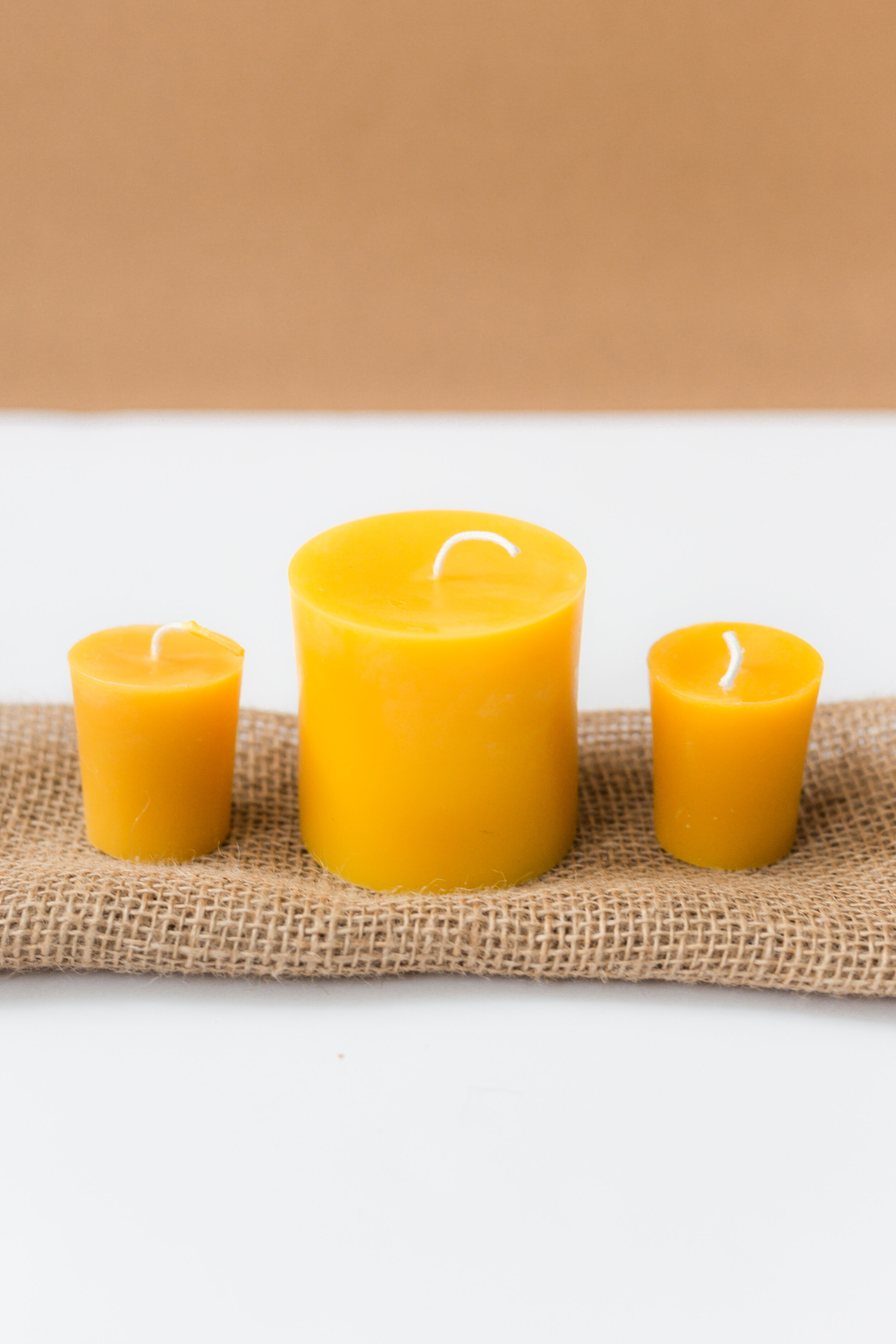 Candles-Handmade, pure beeswax — The Beez Kneez LLC