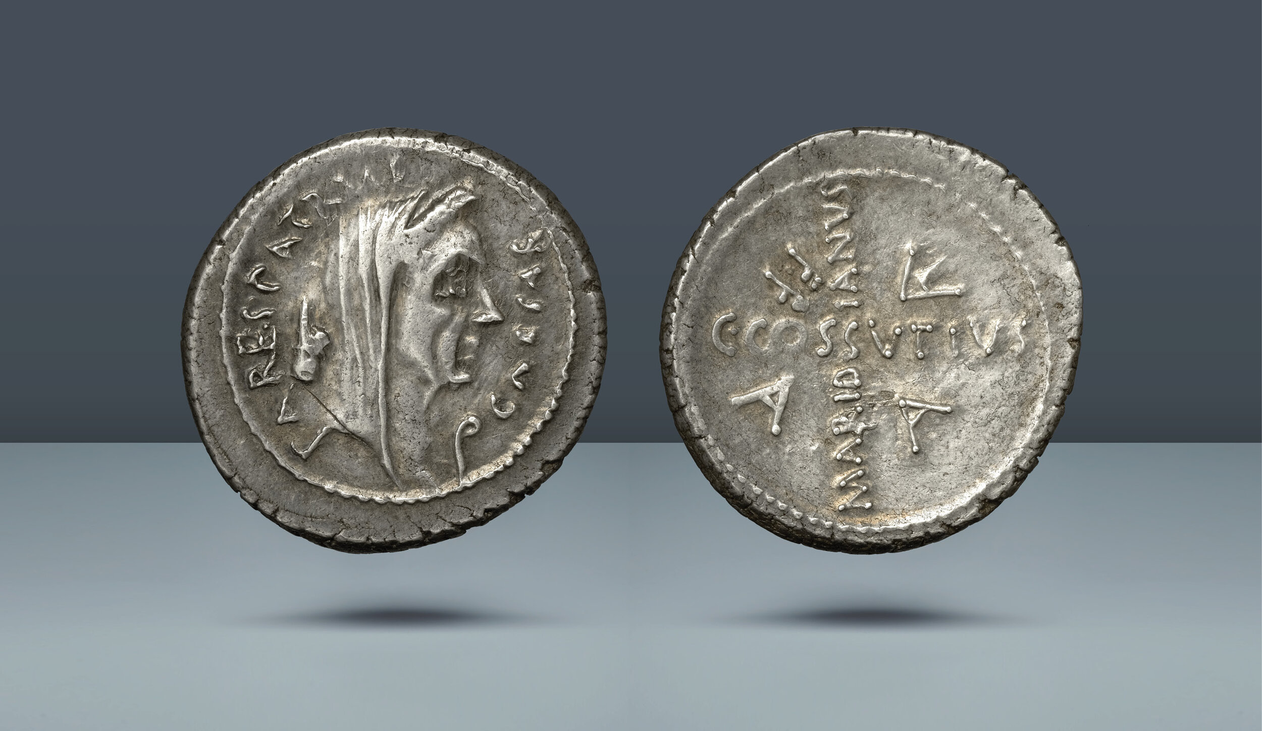 Julius Caesar Roman Coin copy Roman Empire Republic to Empire, 