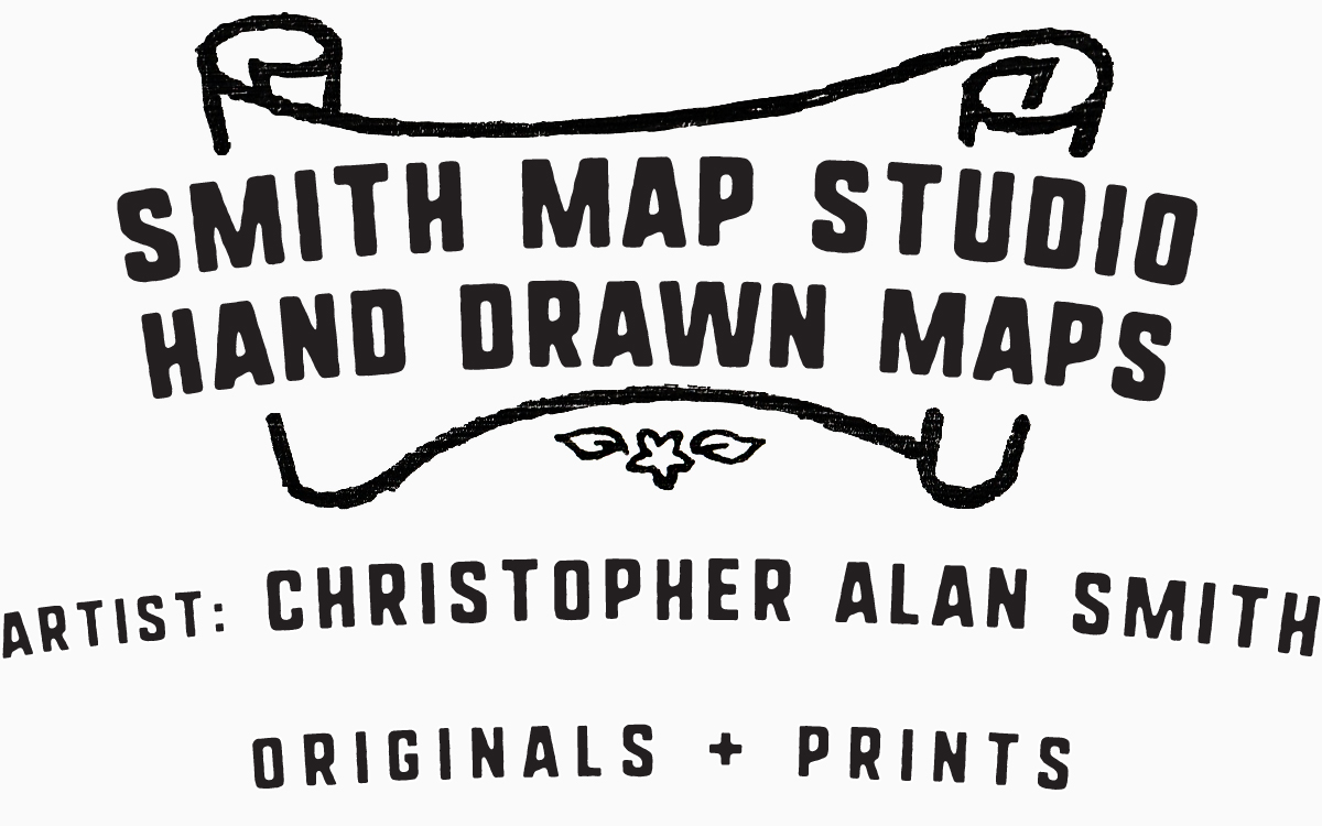 Smith Map Studio: Hand-drawn maps