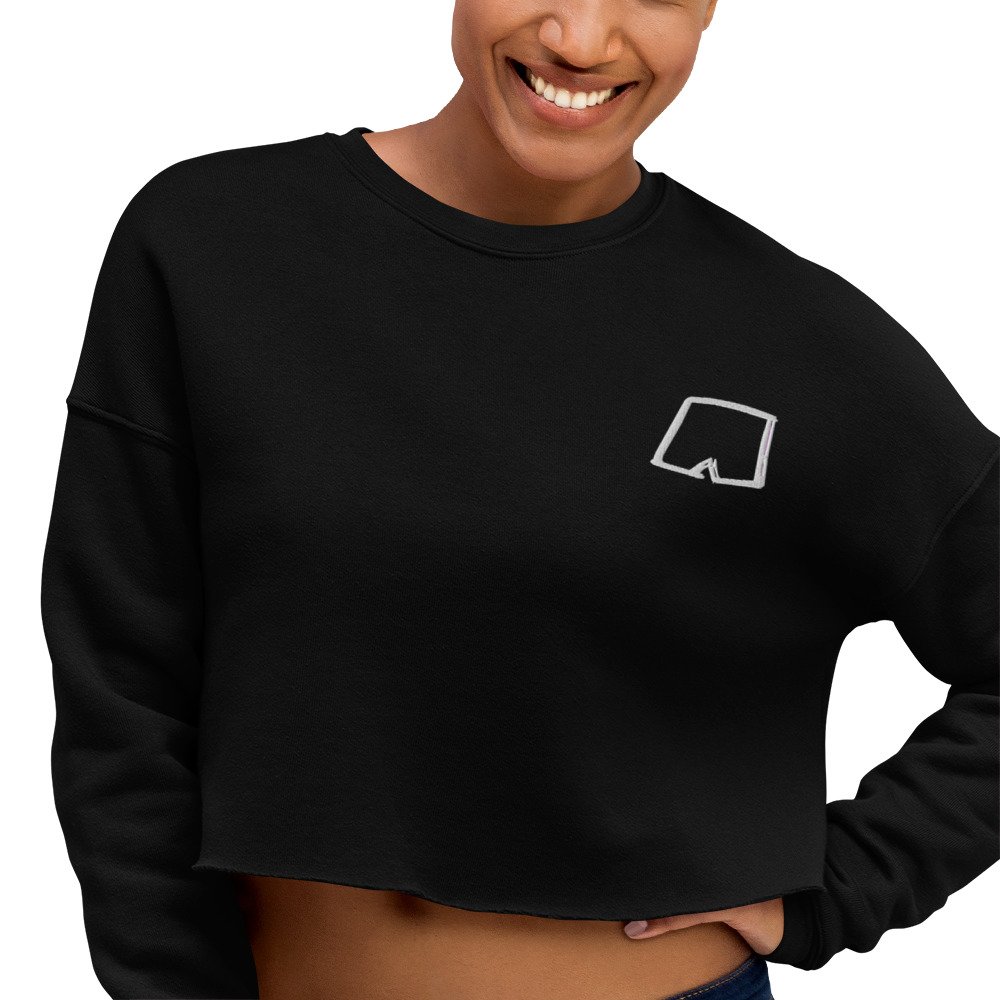 Crop Sweatshirt w/ Embroidered Logo — Fat Pants Brewing Co.
